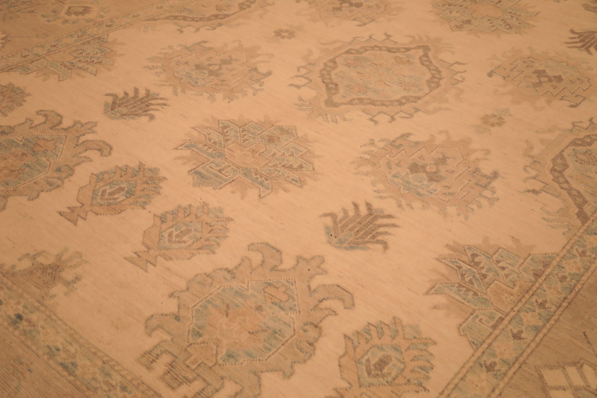 Thumbnail 12 for Afghanistan Oushak Tribal Rug 93893