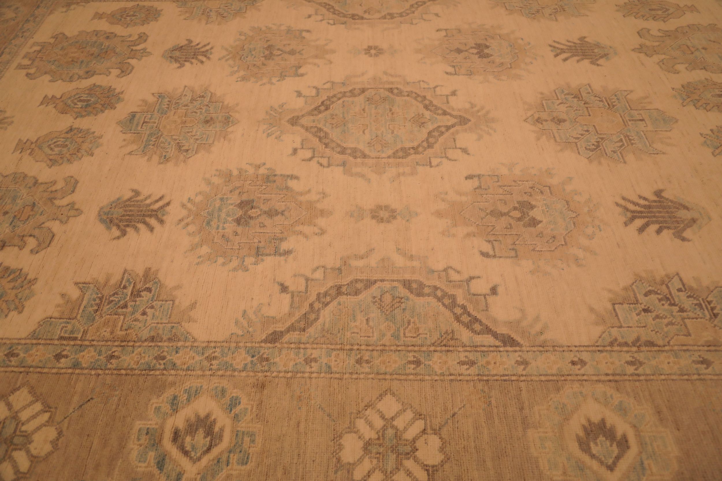 Thumbnail 5 for Afghanistan Oushak Tribal Rug 93893