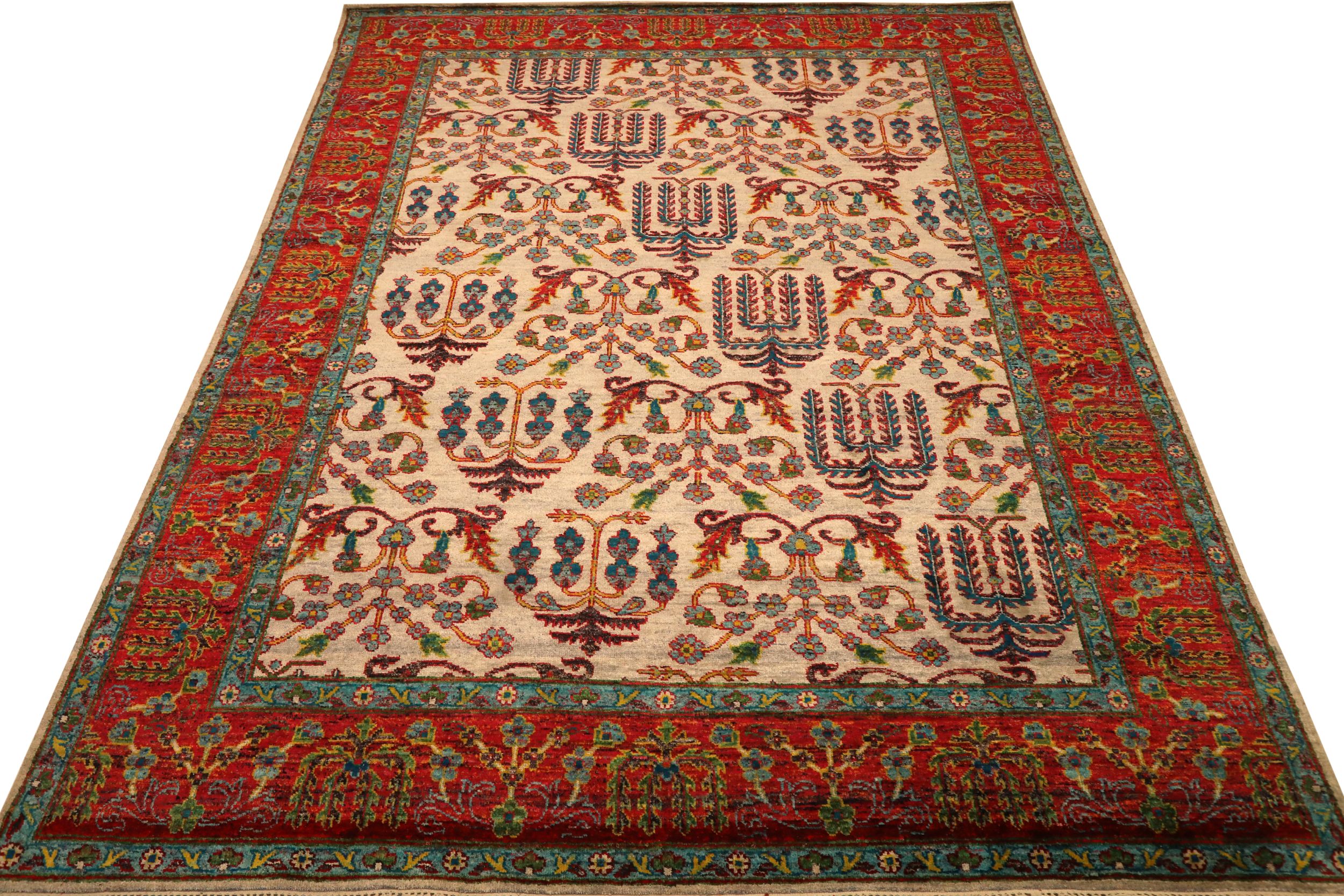 Thumbnail 7 for India Oushak Modern / Contemporary Rug 94095
