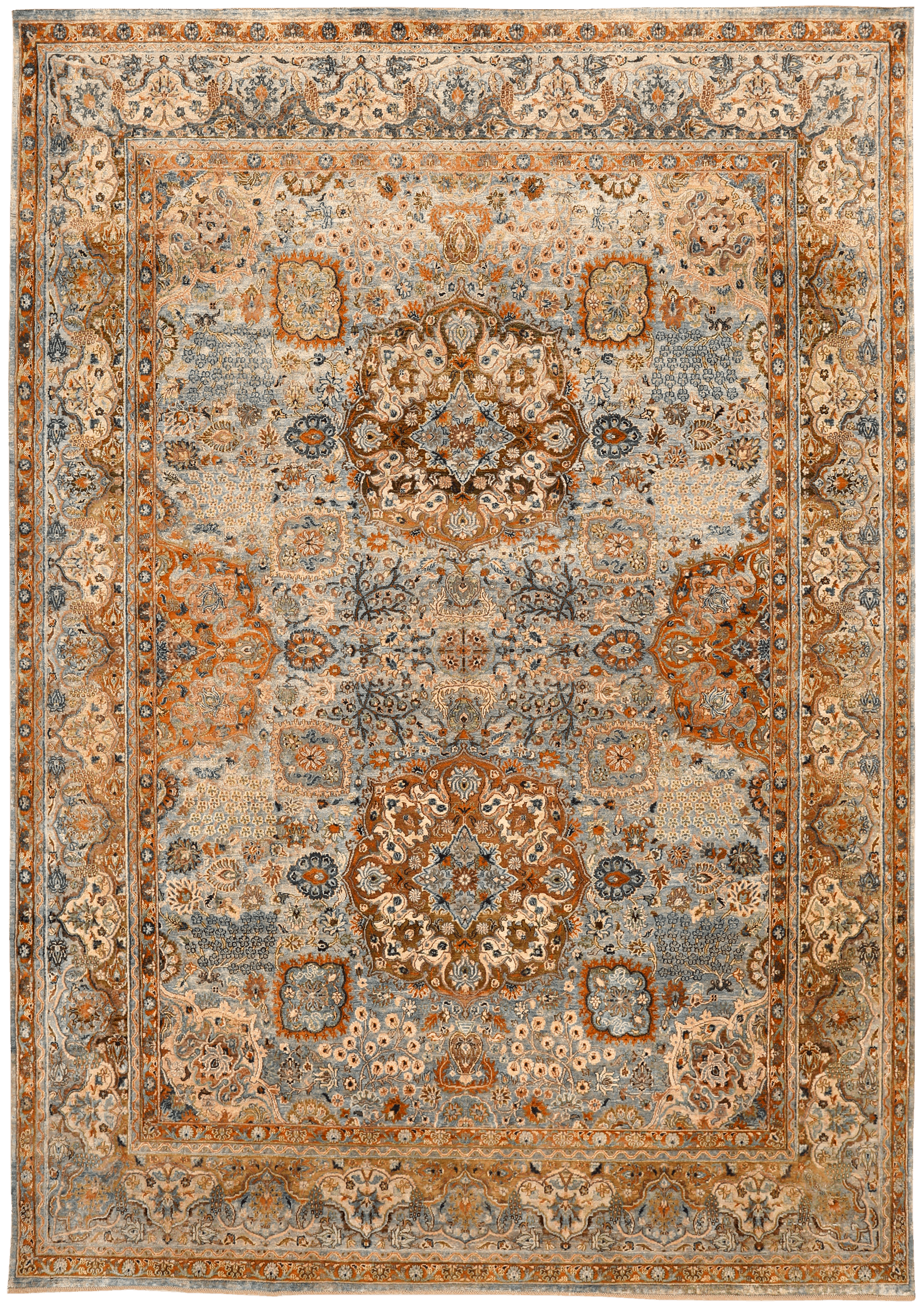 Thumbnail 2 for India Mashad Modern / Contemporary Rug 94096