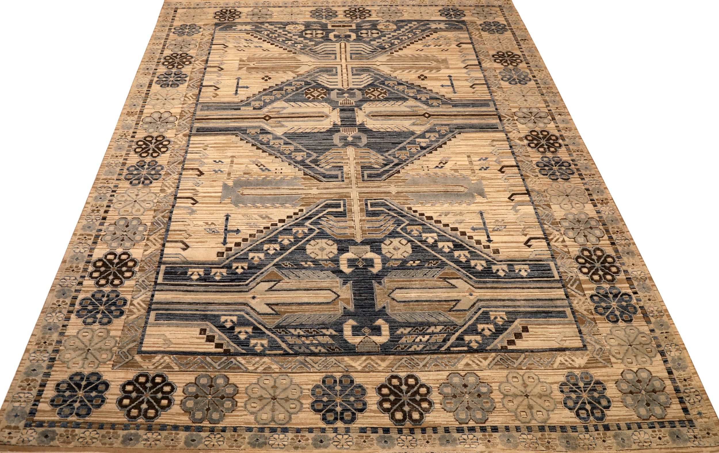 Thumbnail 7 for India Kazakhstan Modern / Contemporary Rug 94105
