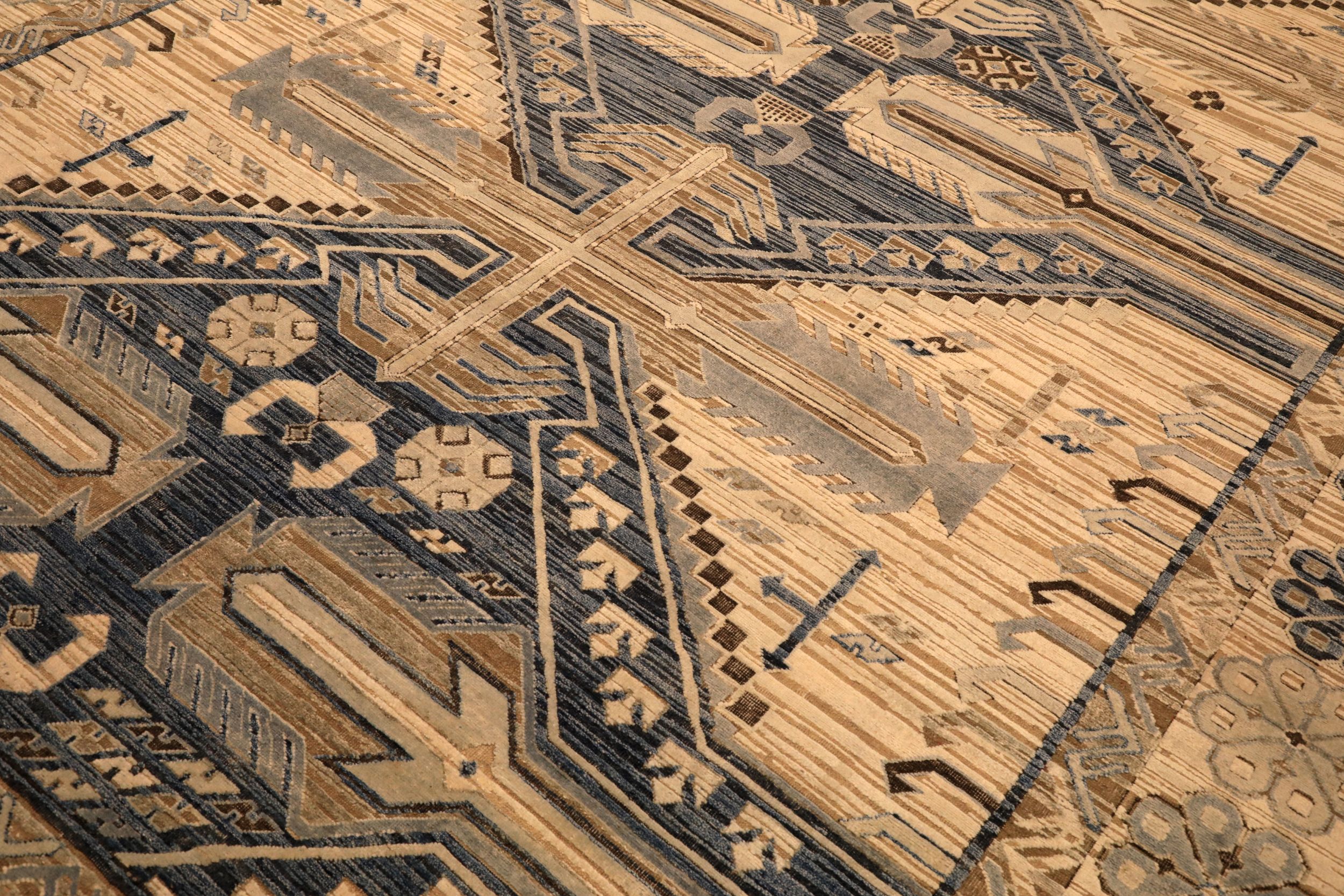 Thumbnail 4 for India Kazakhstan Modern / Contemporary Rug 94105