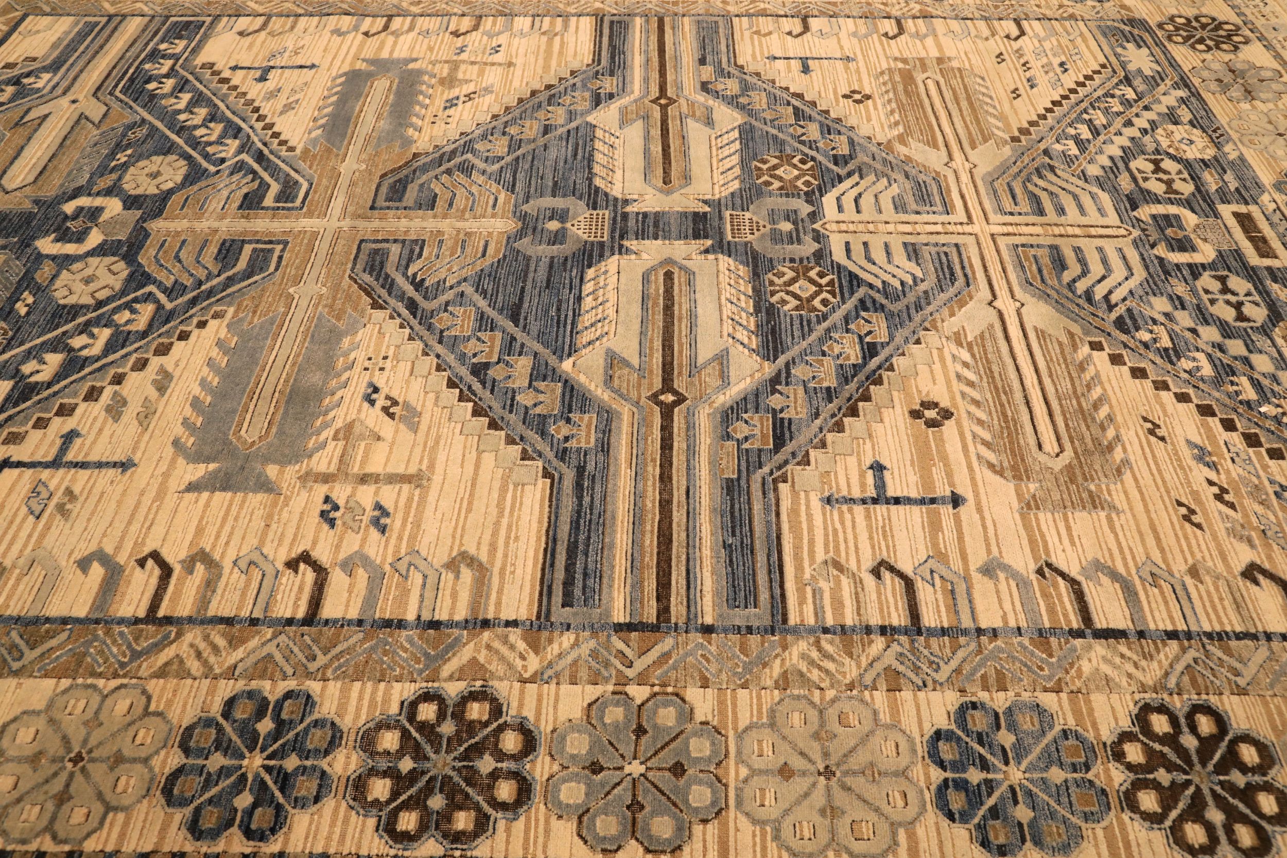Thumbnail 5 for India Kazakhstan Modern / Contemporary Rug 94105