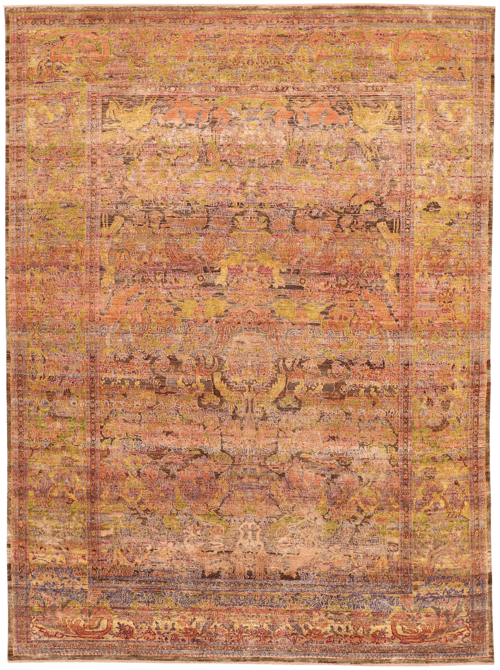 Thumbnail 2 for India Tabriz Modern / Contemporary Rug 94109