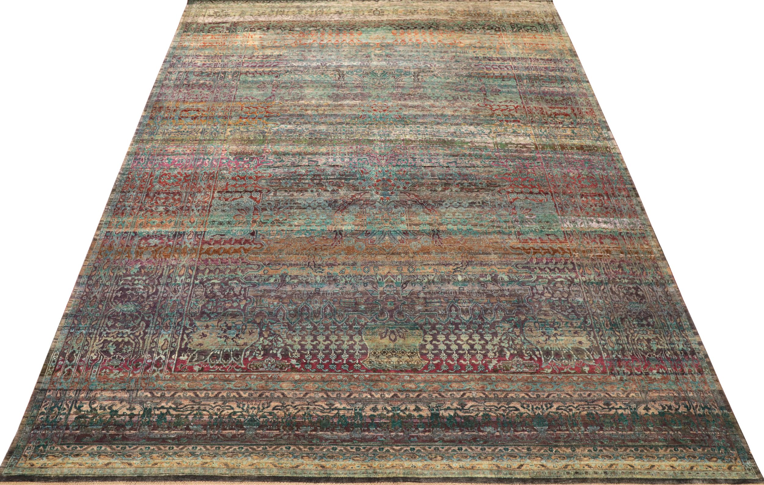 Thumbnail 8 for India Tabriz Modern / Contemporary Rug 94165