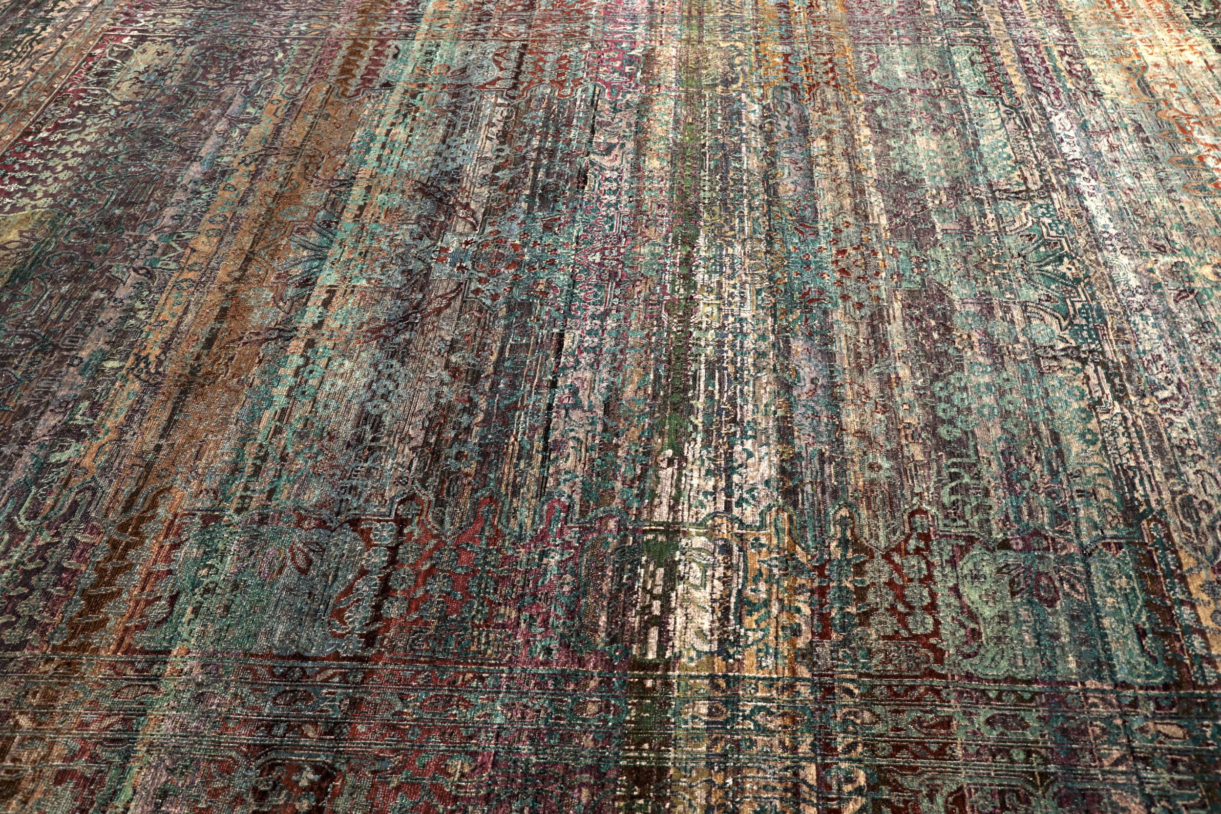 Thumbnail 4 for India Tabriz Modern / Contemporary Rug 94165