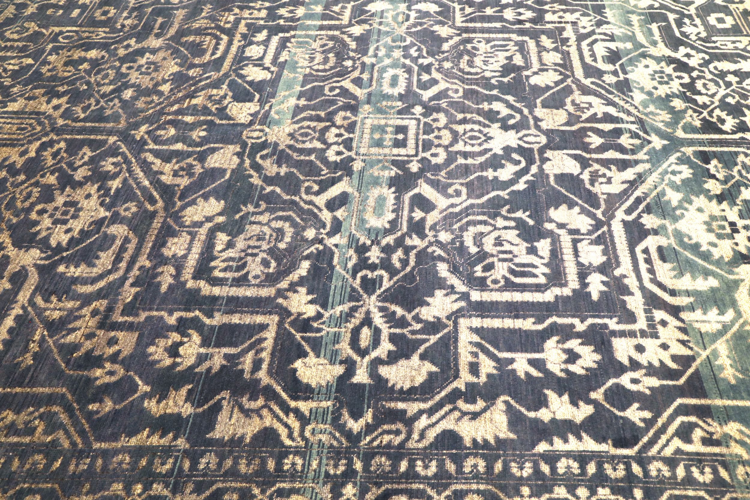 Thumbnail 4 for India Heriz Modern / Contemporary Rug 94166