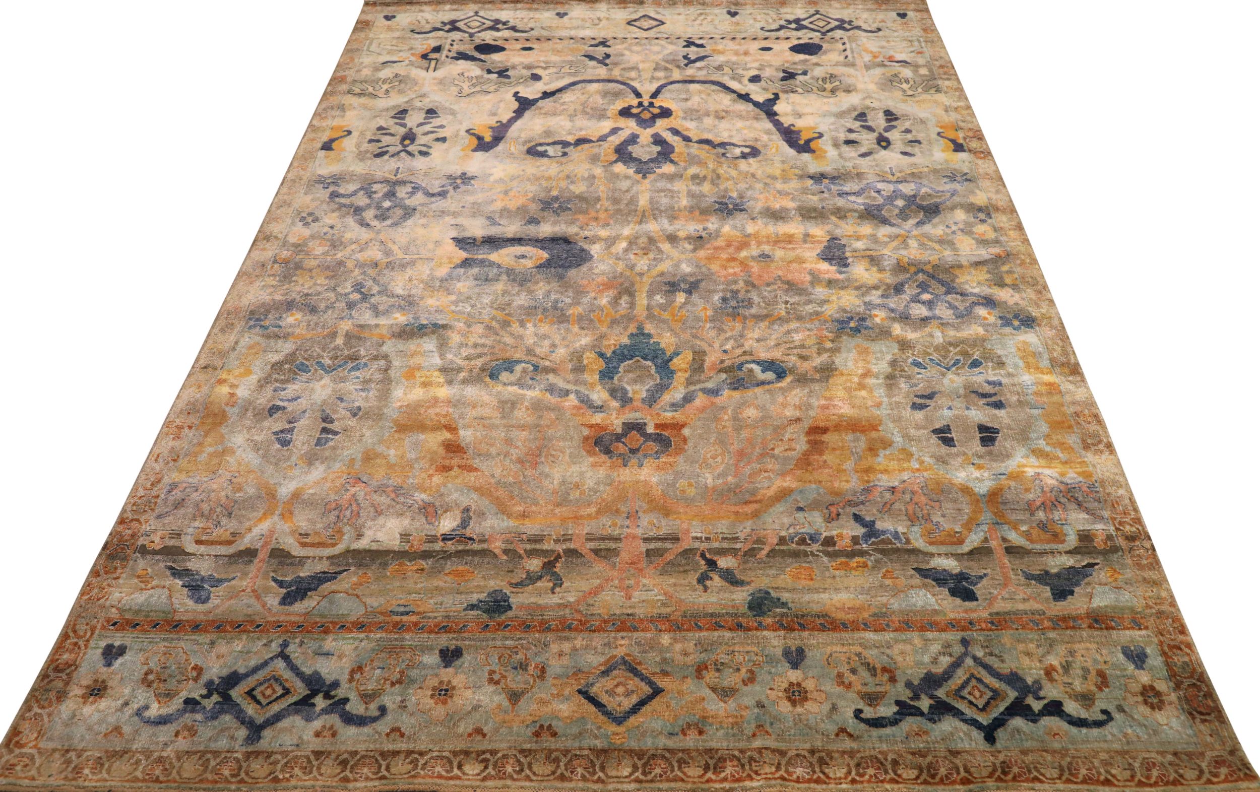 Thumbnail 8 for India Bijar Modern / Contemporary Rug 94176