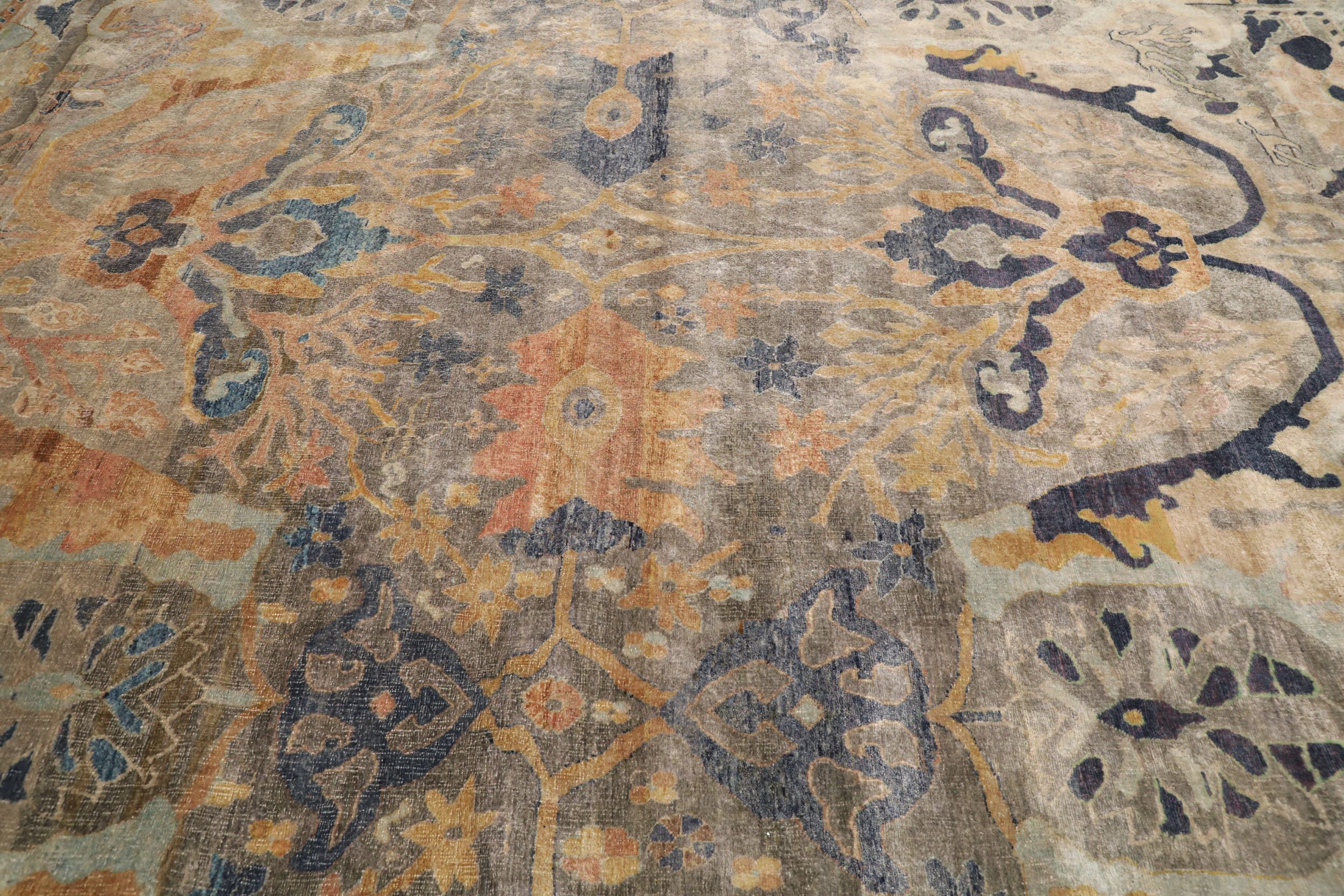 Thumbnail 6 for India Bijar Modern / Contemporary Rug 94176