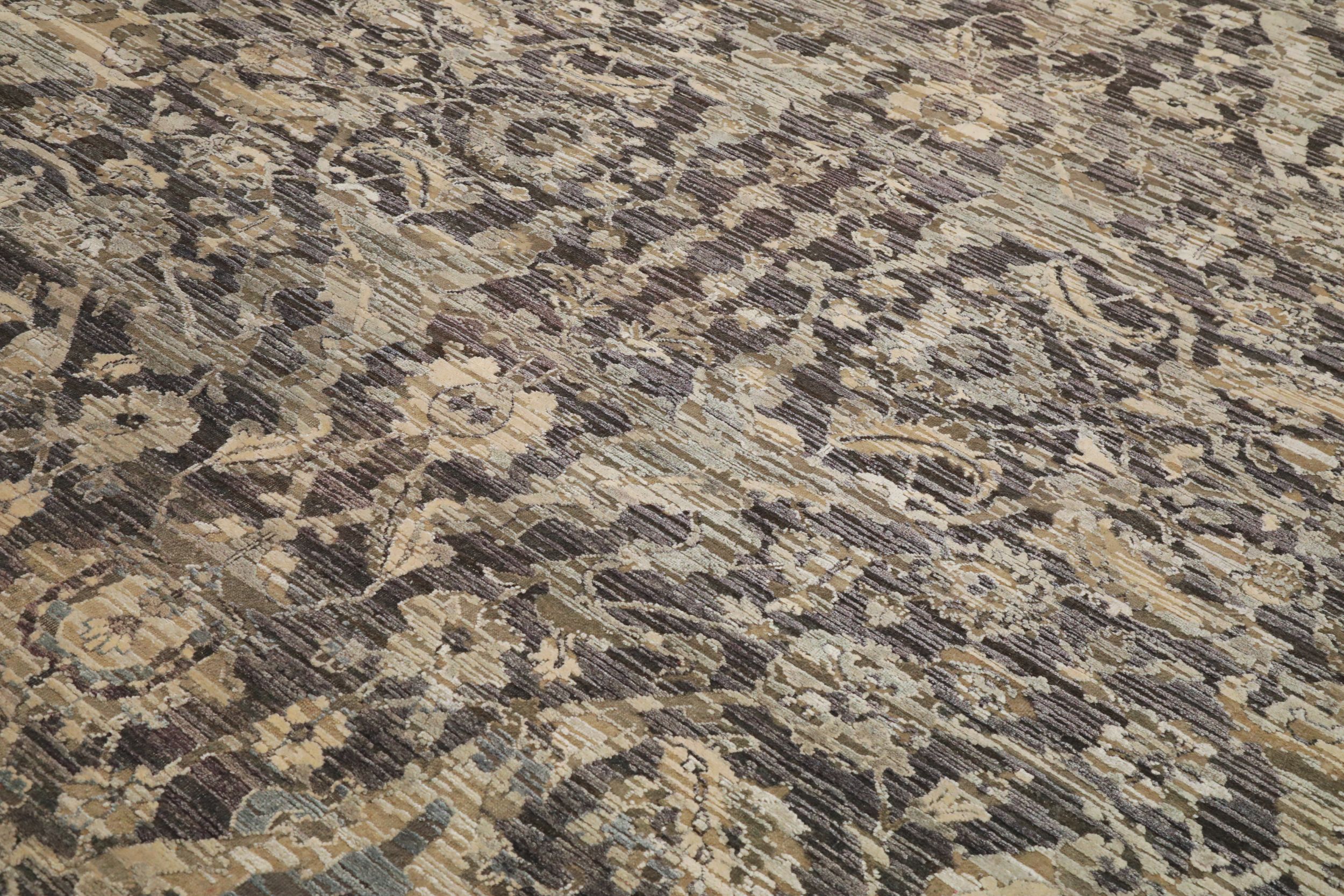 Thumbnail 5 for India Tabriz Modern / Contemporary Rug 94179