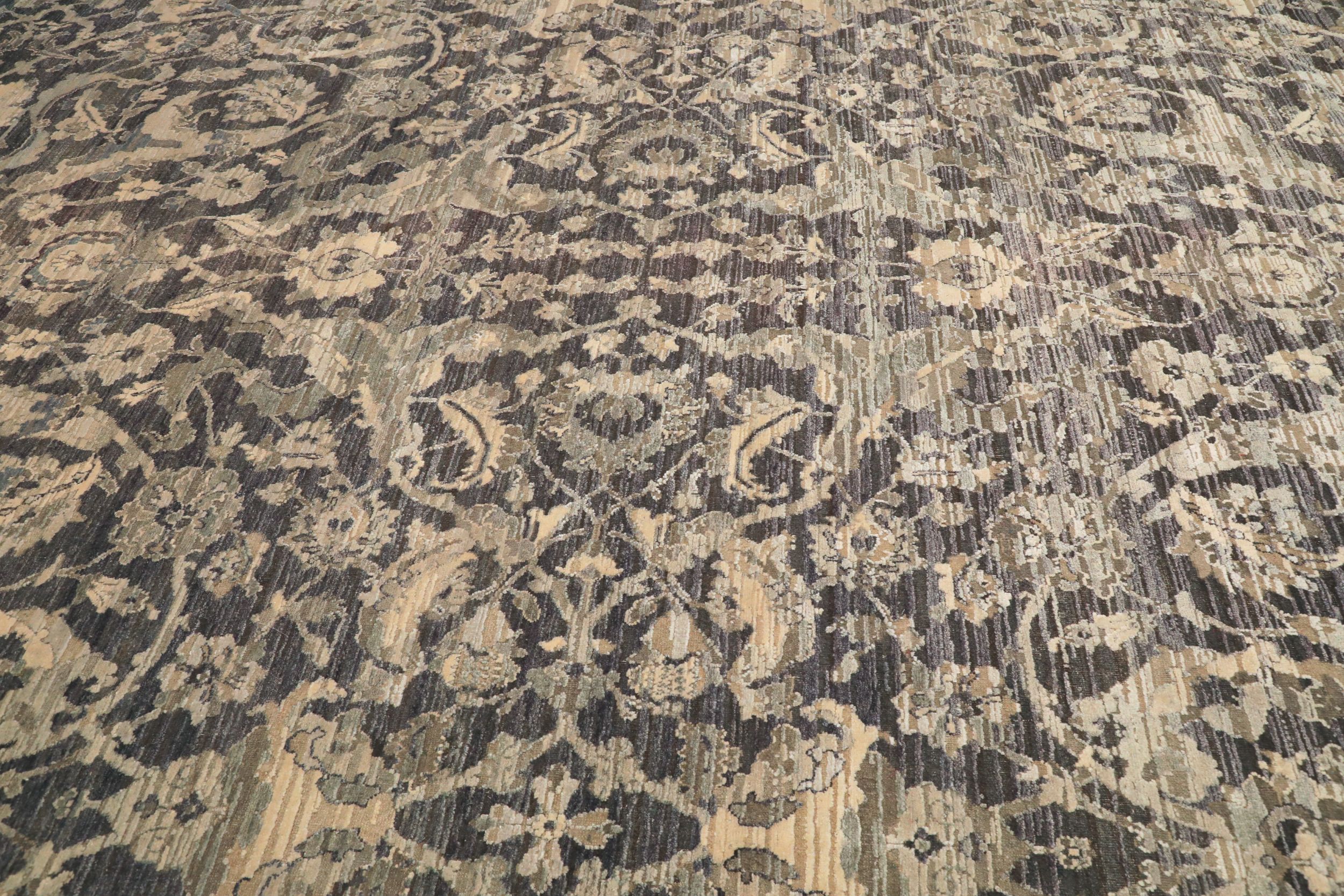 Thumbnail 4 for India Tabriz Modern / Contemporary Rug 94179