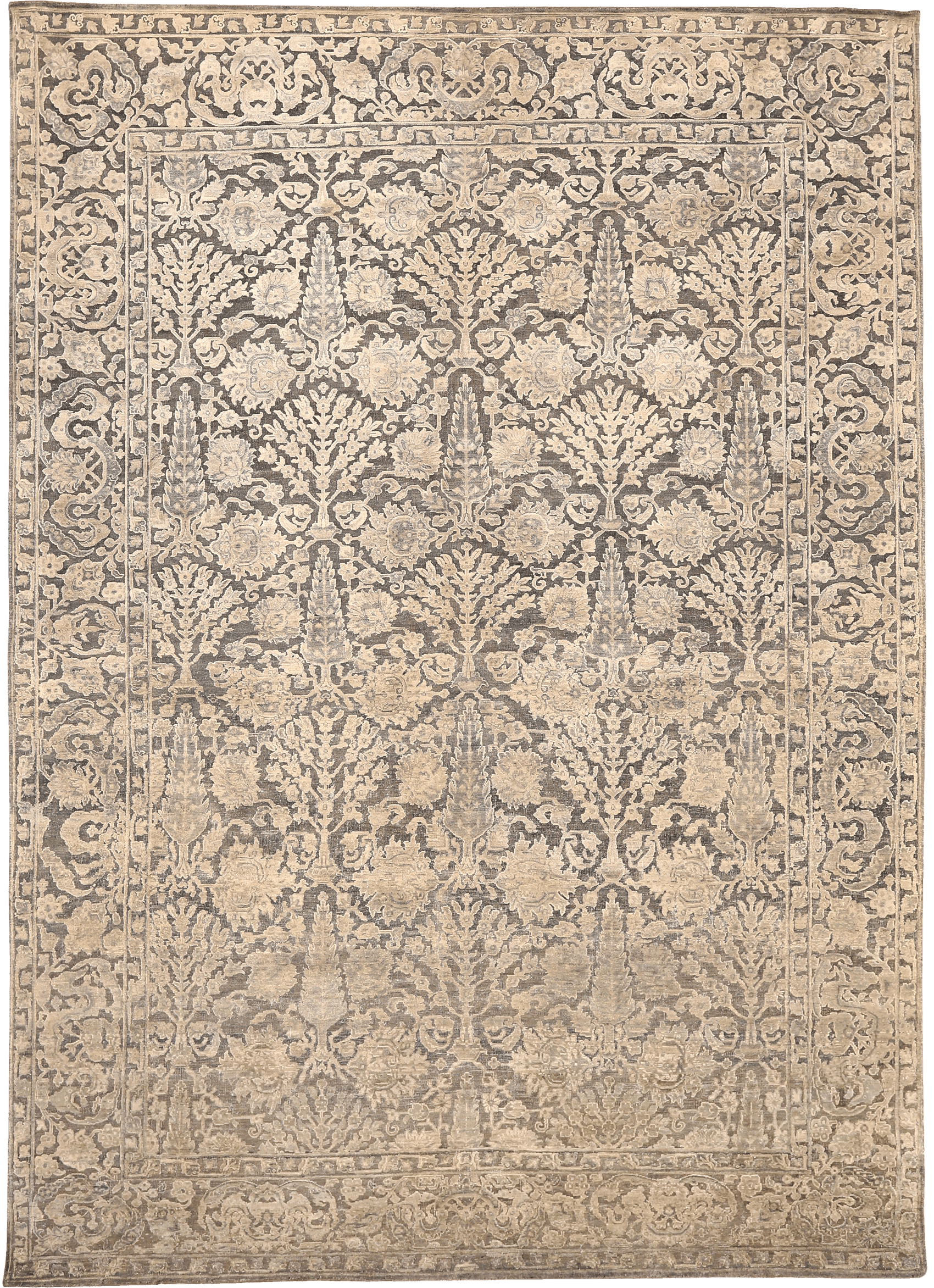 Thumbnail 2 for India Kerman Modern / Contemporary Rug 94181