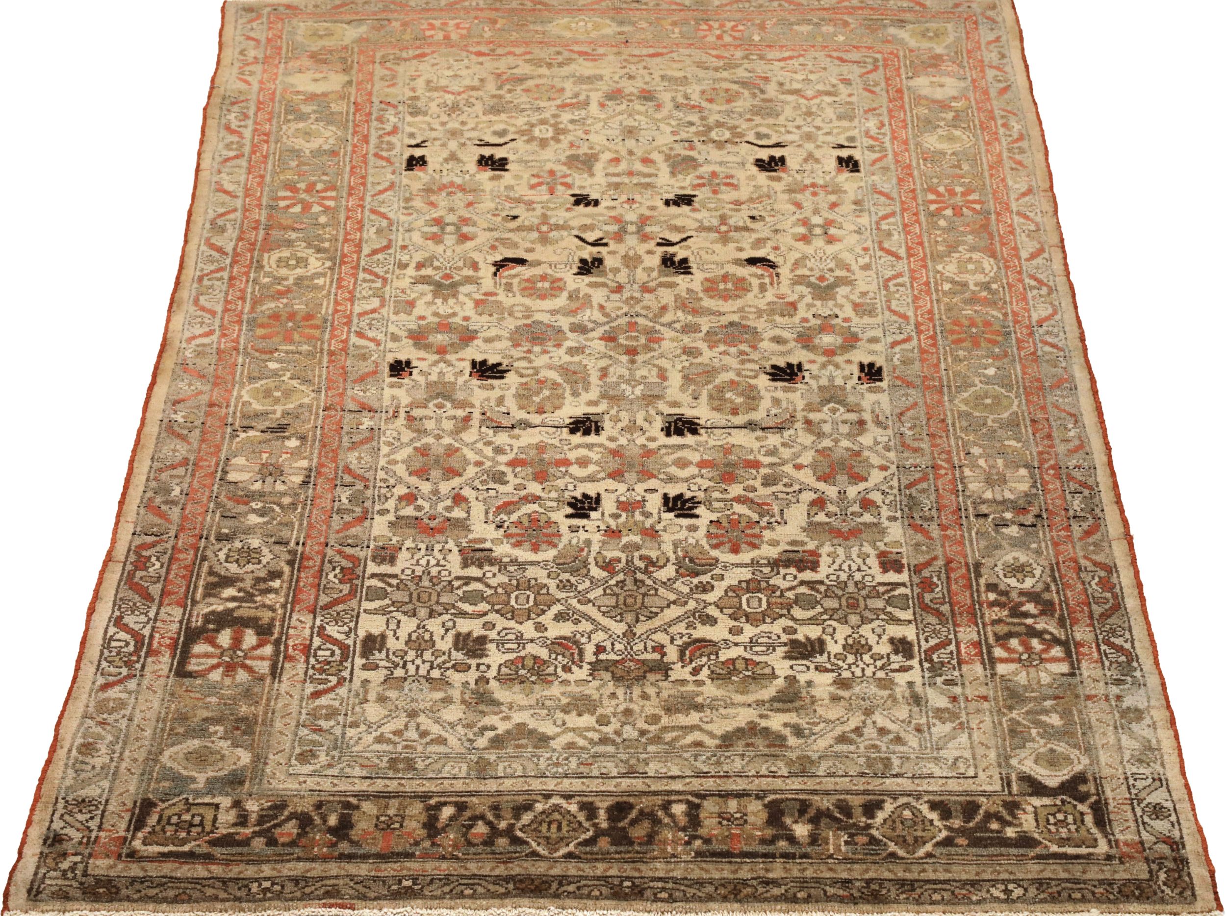 Thumbnail 7 for Antique Persian Malayer Traditional Rug 94220
