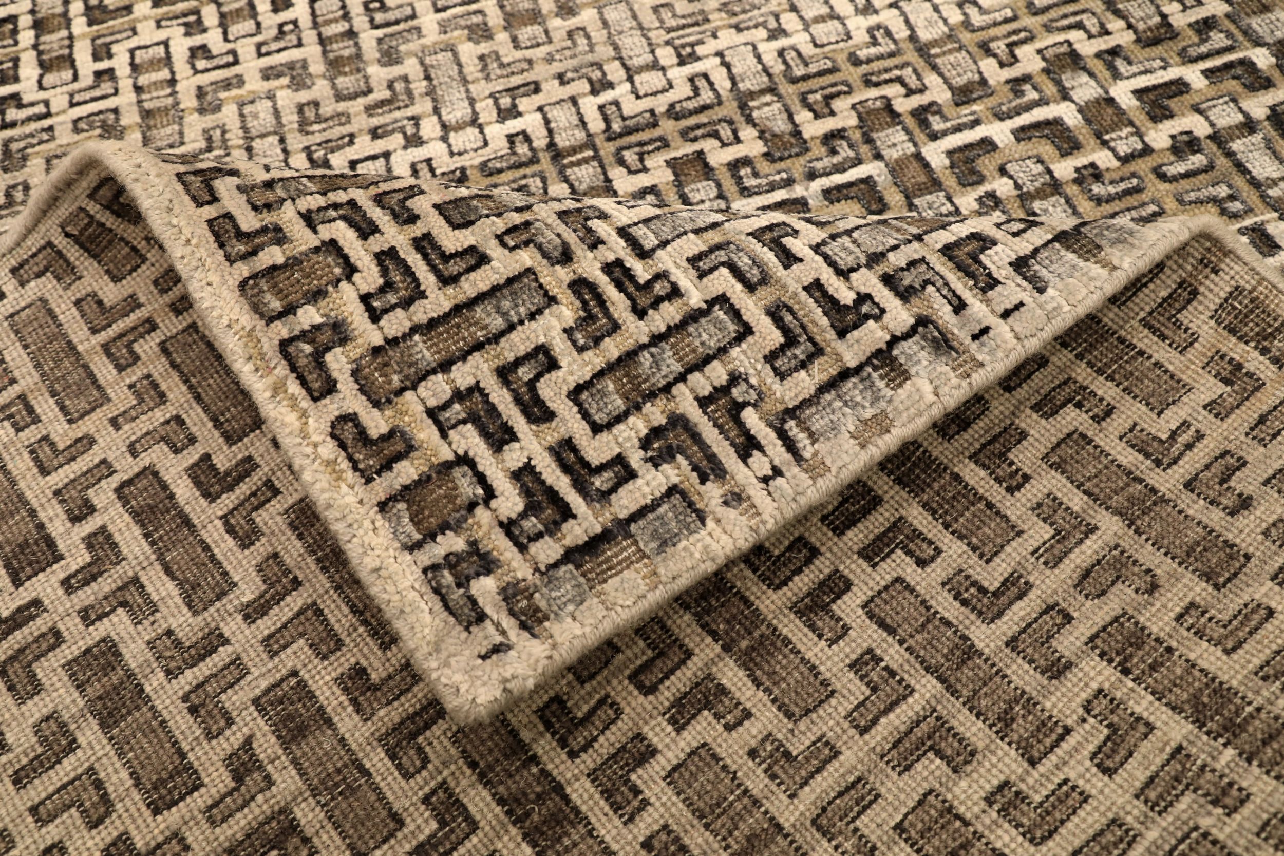 Thumbnail 8 for India Modern / Contemporary Rug 94272