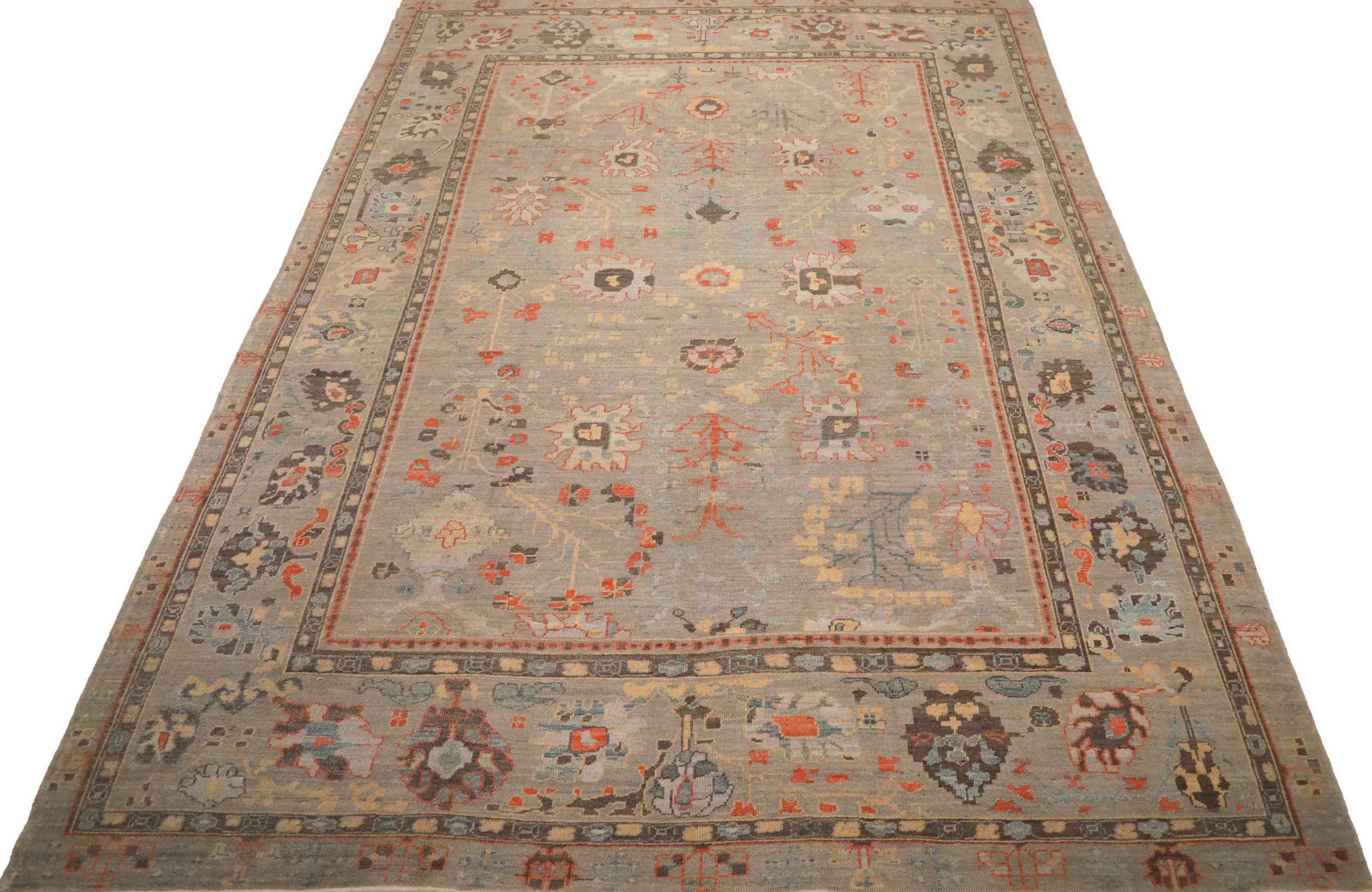 Thumbnail 7 for Turkey Oushak Tribal Rug 94293