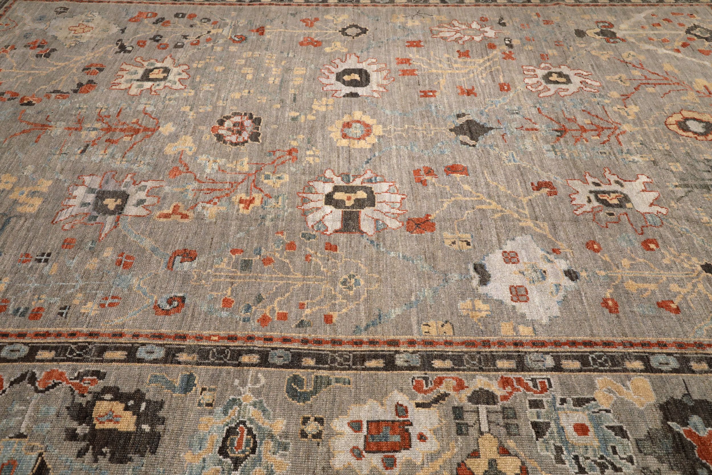 Thumbnail 3 for Turkey Oushak Tribal Rug 94293