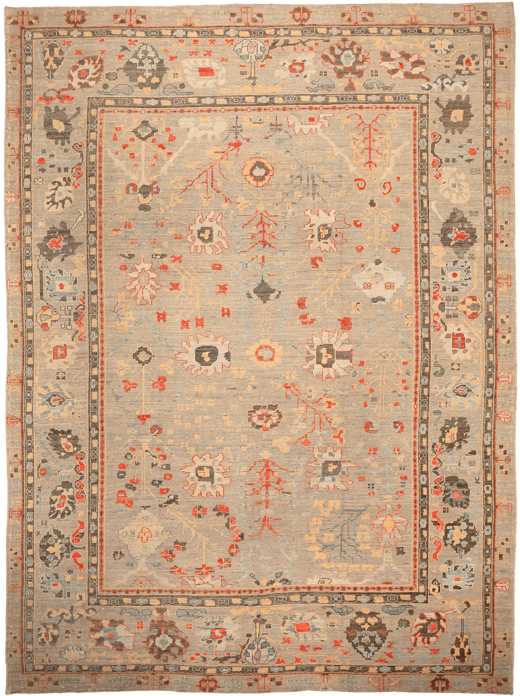 Thumbnail 2 for Turkey Oushak Tribal Rug 94293