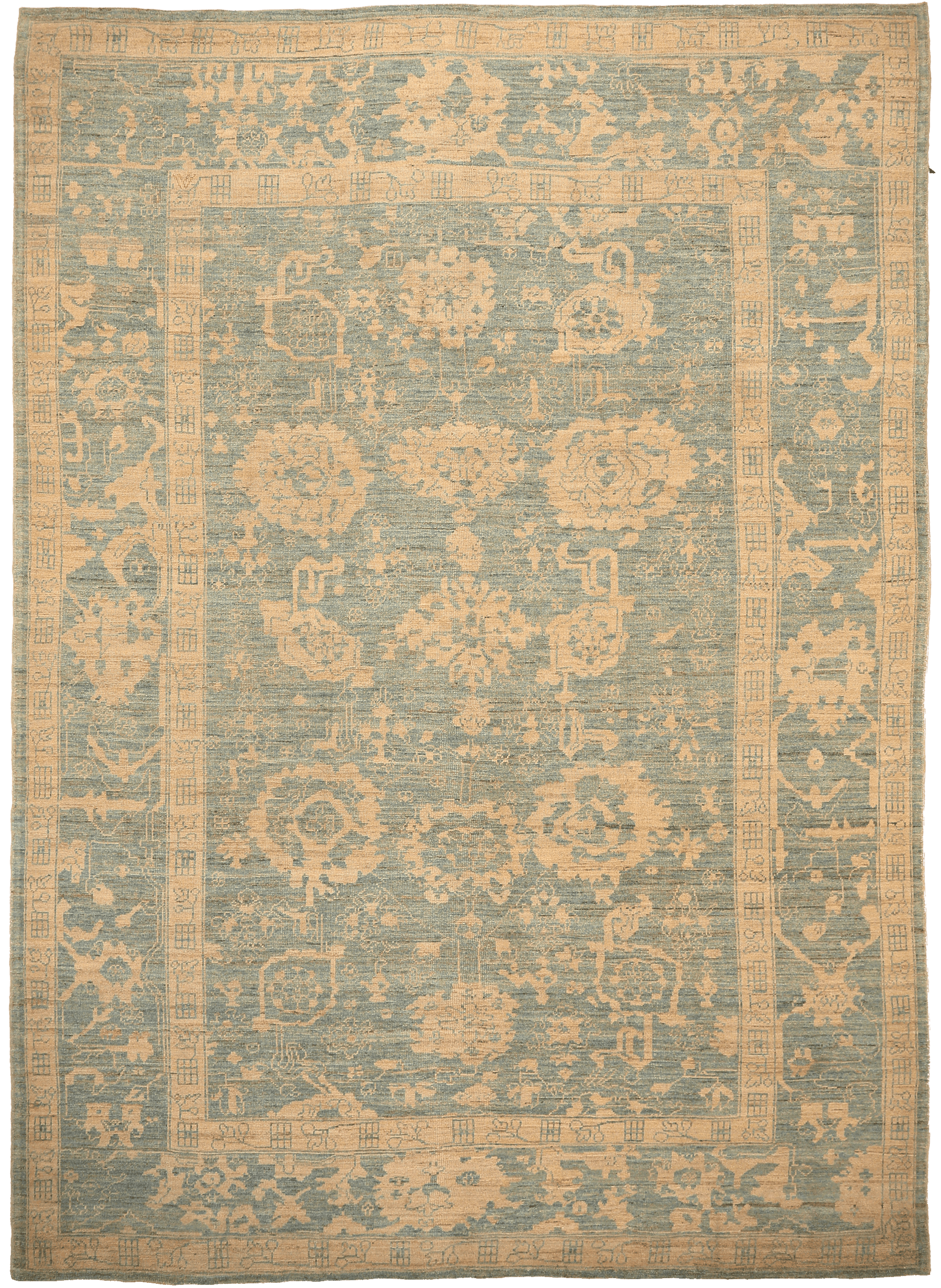 Thumbnail 2 for Turkey Oushak Tribal Rug 94298