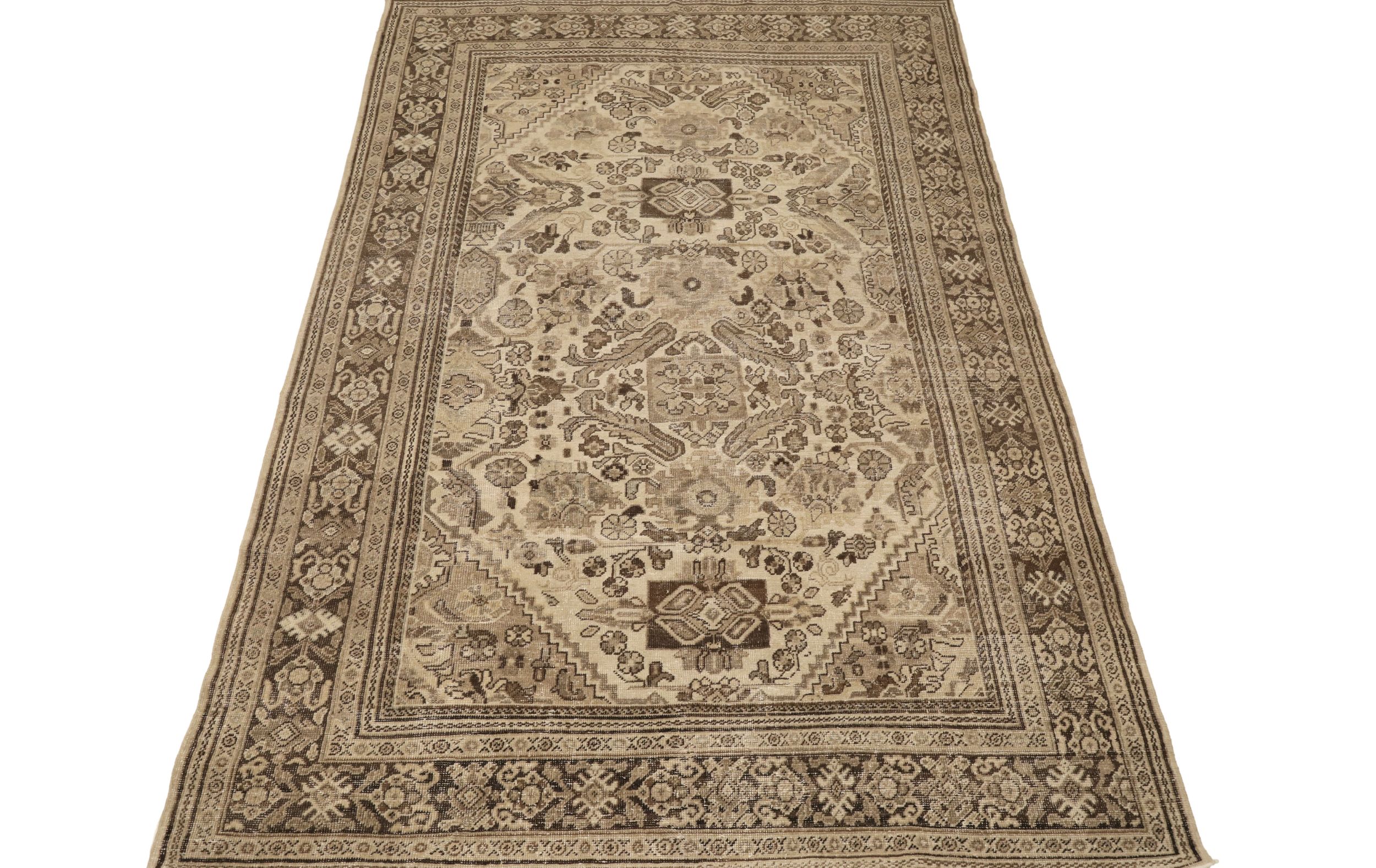 Thumbnail 8 for Antique Persian Mahal Traditional Rug 94556