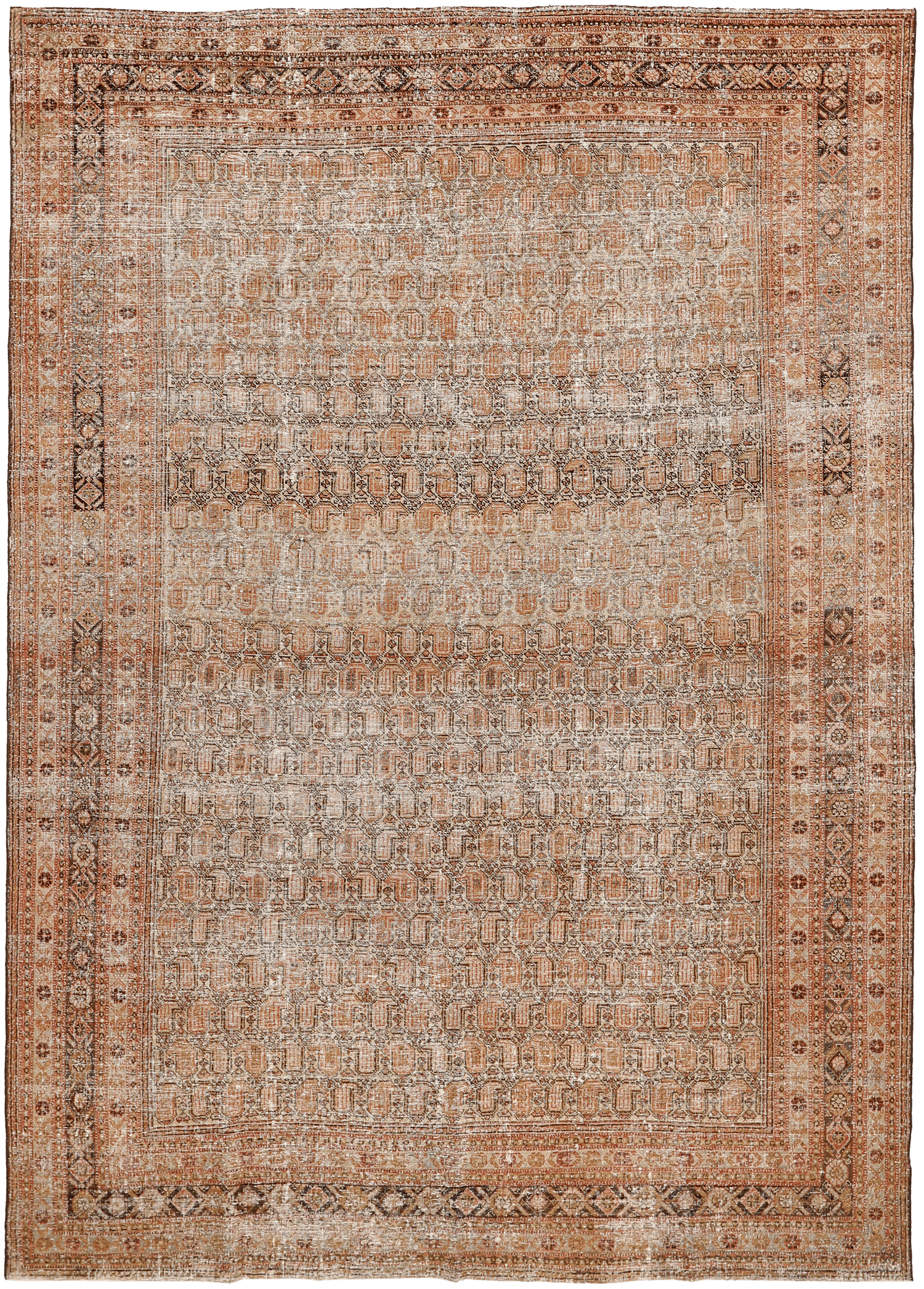 Thumbnail 2 for Antique Persian Mahal Traditional Rug 94557