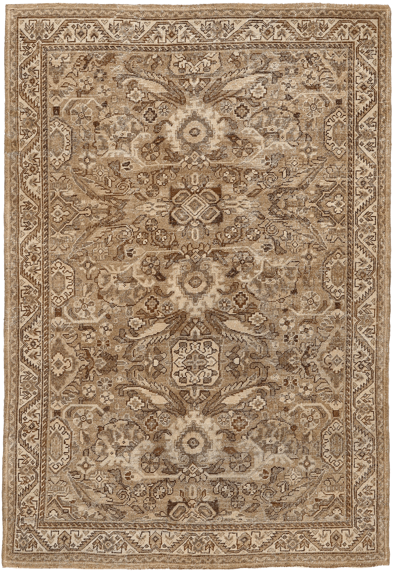 Thumbnail 2 for Antique Persian Mahal Traditional Rug 94558