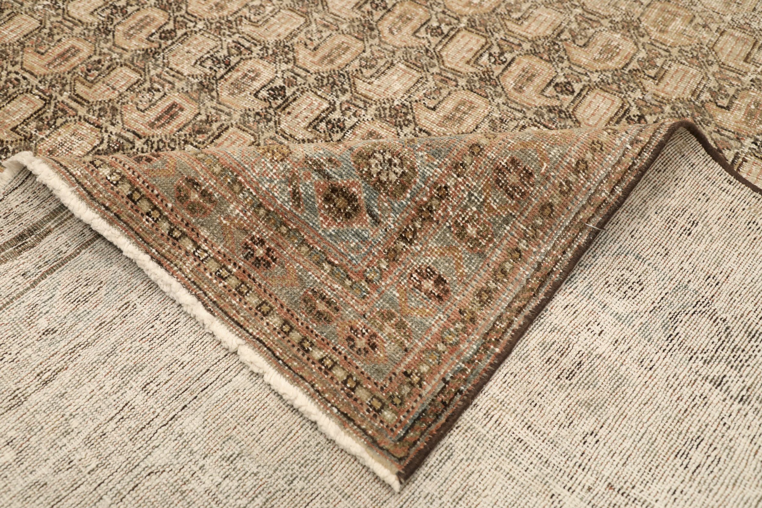 Thumbnail 8 for Antique Persian Mahal Traditional Rug 94559