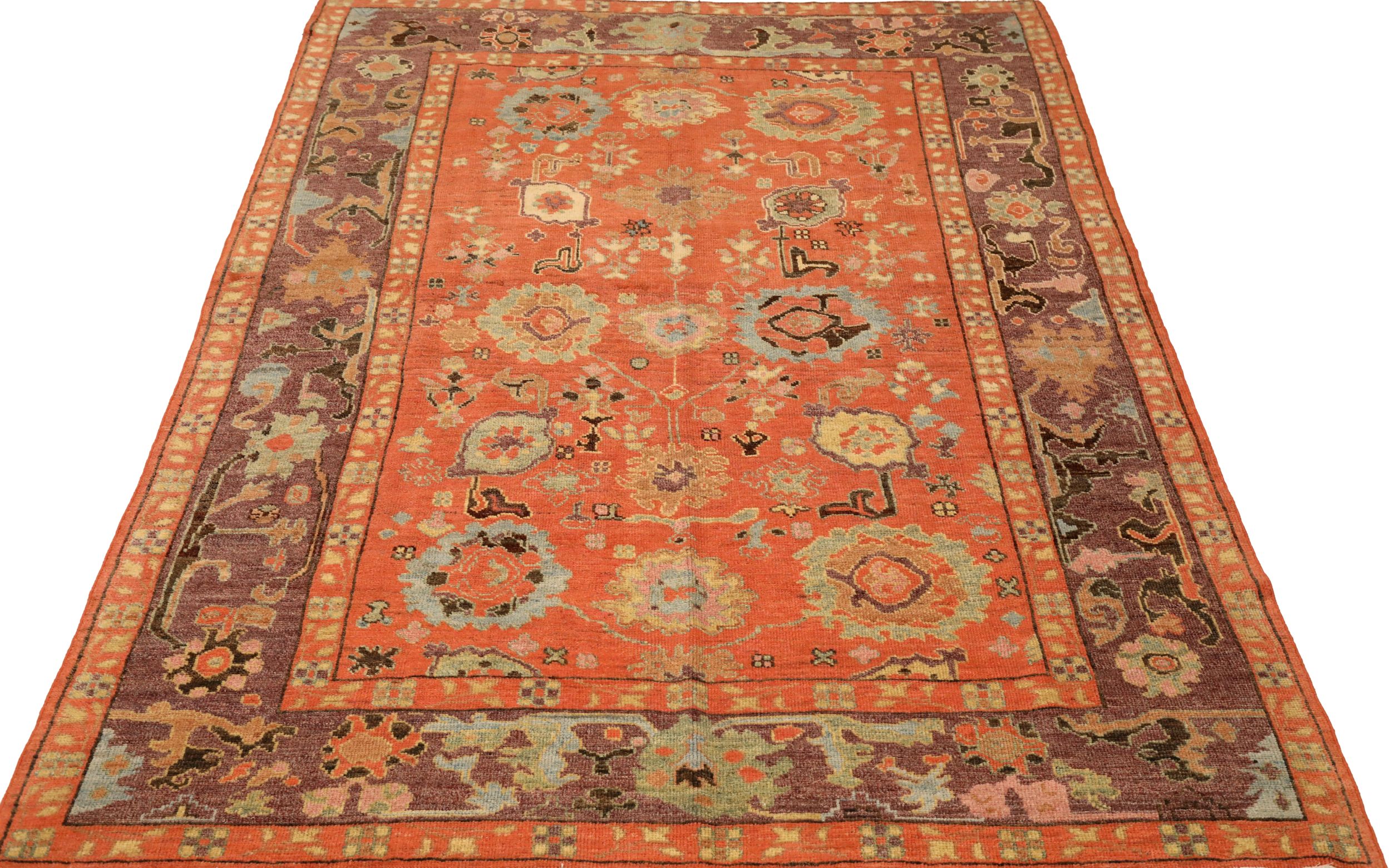 Thumbnail 9 for Turkey Oushak Tribal Rug 94595