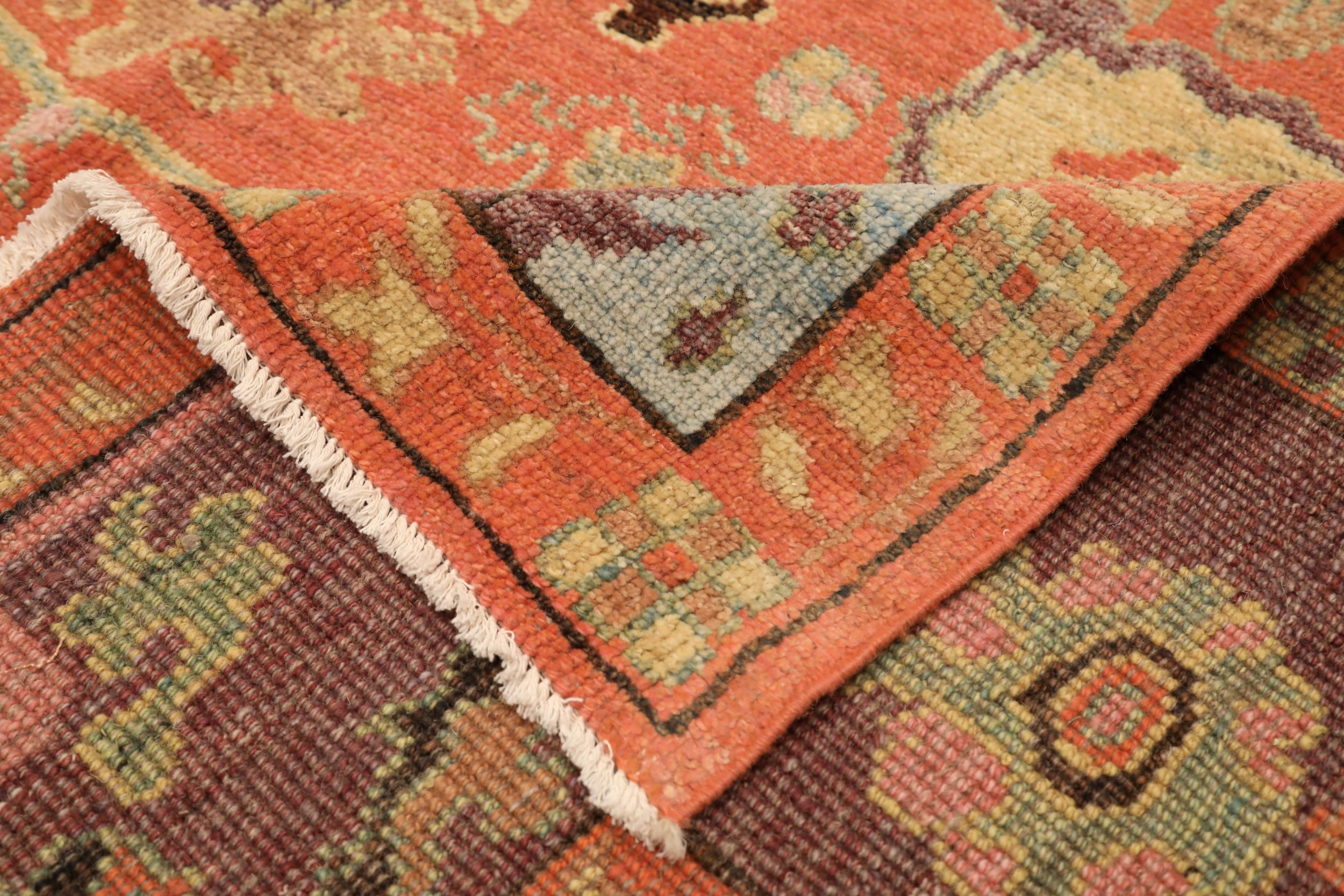 Thumbnail 11 for Turkey Oushak Tribal Rug 94595