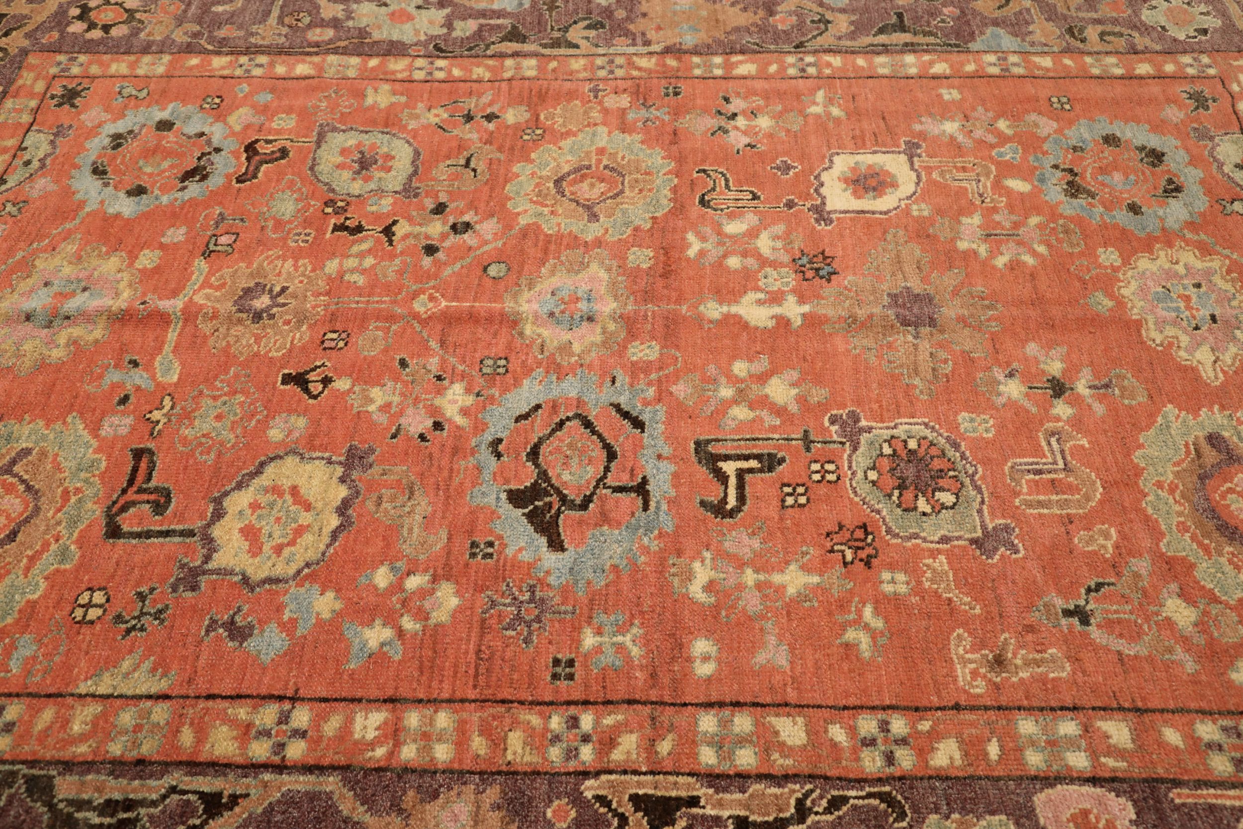 Thumbnail 5 for Turkey Oushak Tribal Rug 94595