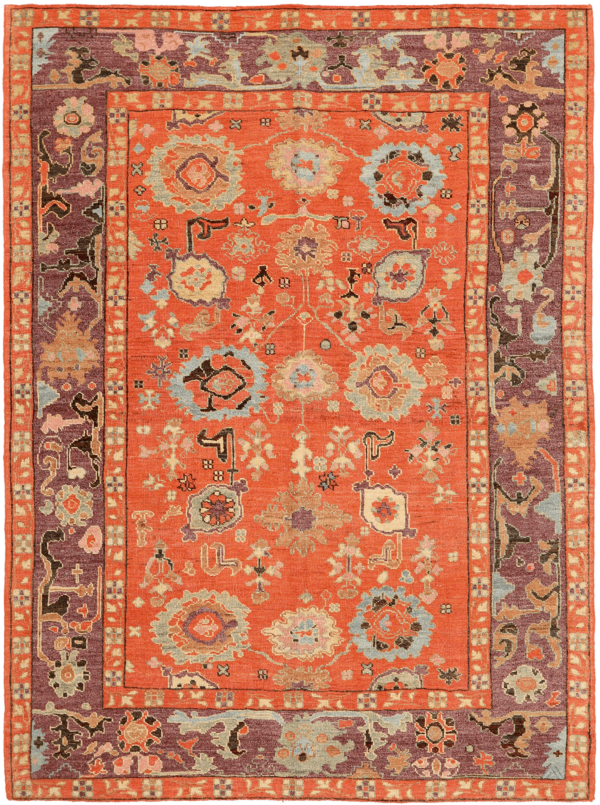 Thumbnail 4 for Turkey Oushak Tribal Rug 94595