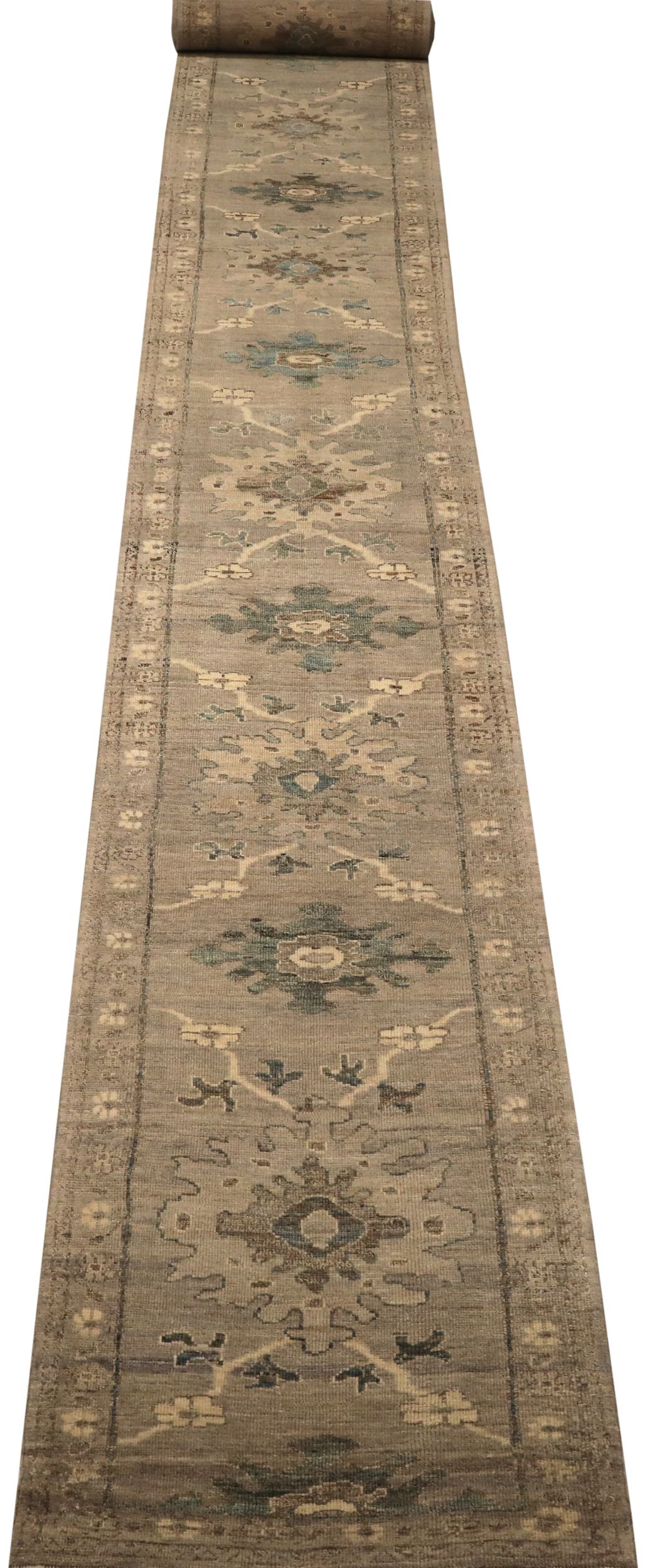 Thumbnail 11 for Turkey Oushak Tribal Rug 94619