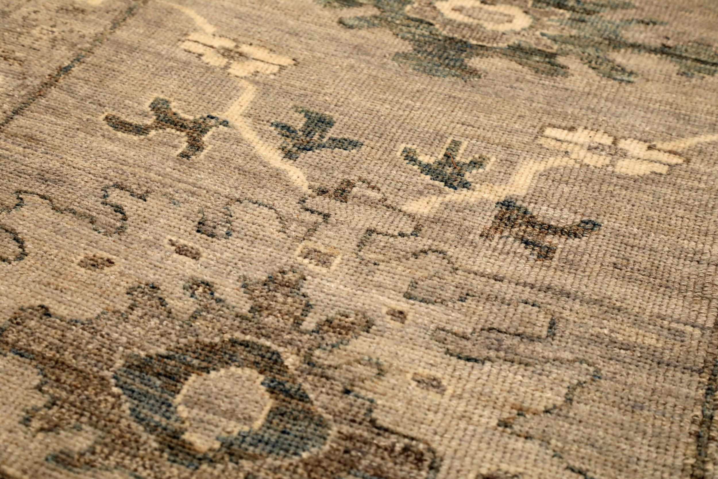 Thumbnail 8 for Turkey Oushak Tribal Rug 94619