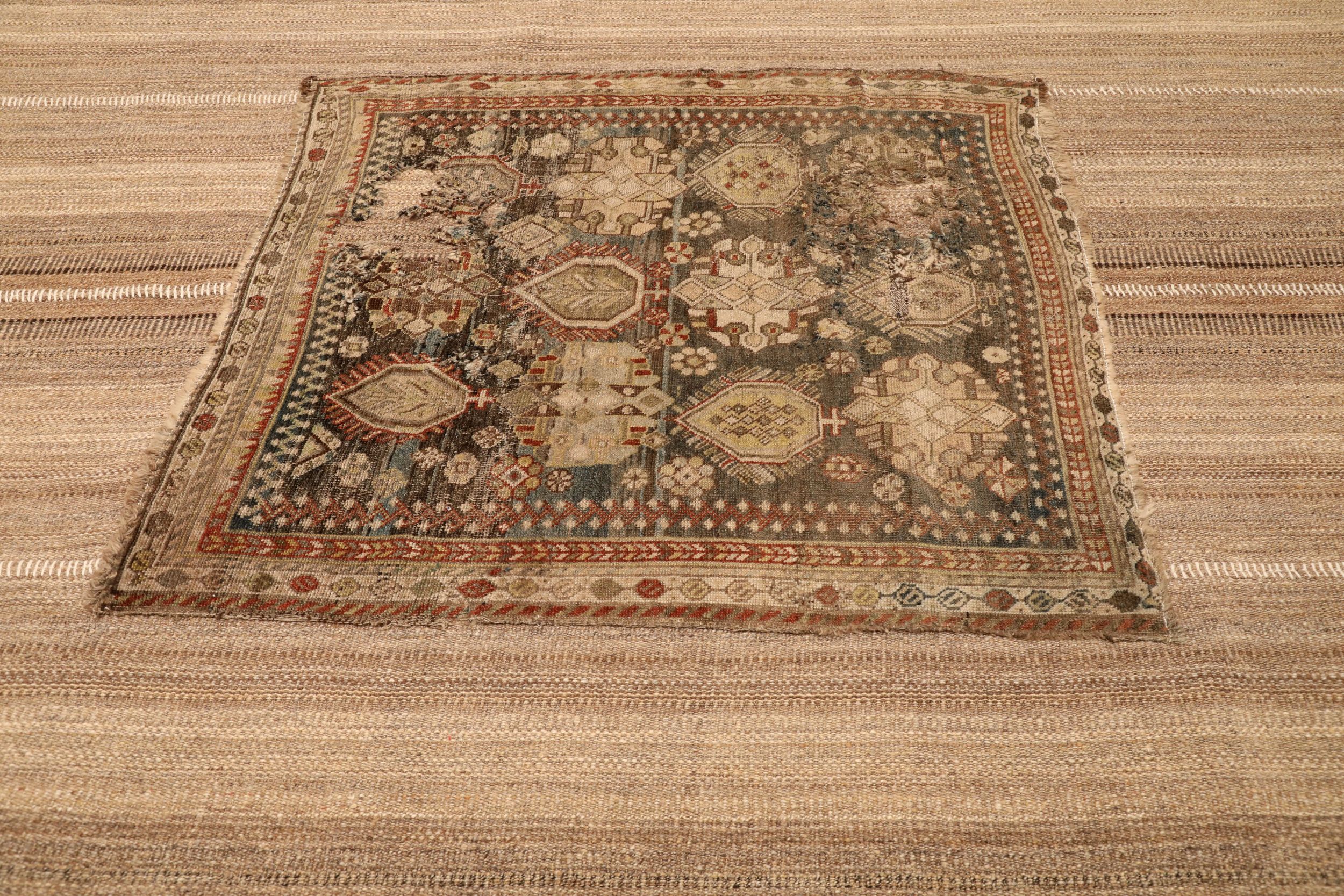 Thumbnail 5 for Turkey Abadeh Tribal Rug 94632