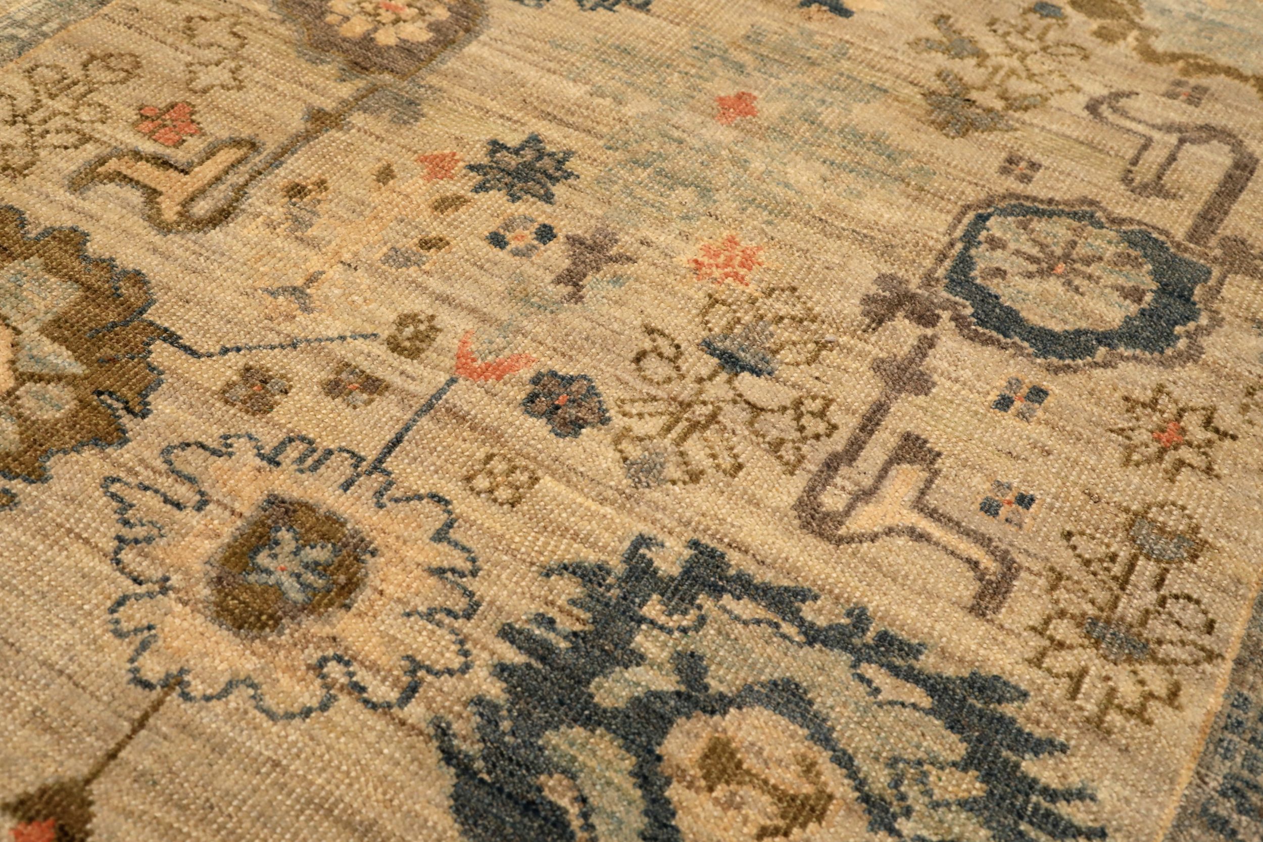 Thumbnail 10 for Turkey Abadeh Tribal Rug 94637