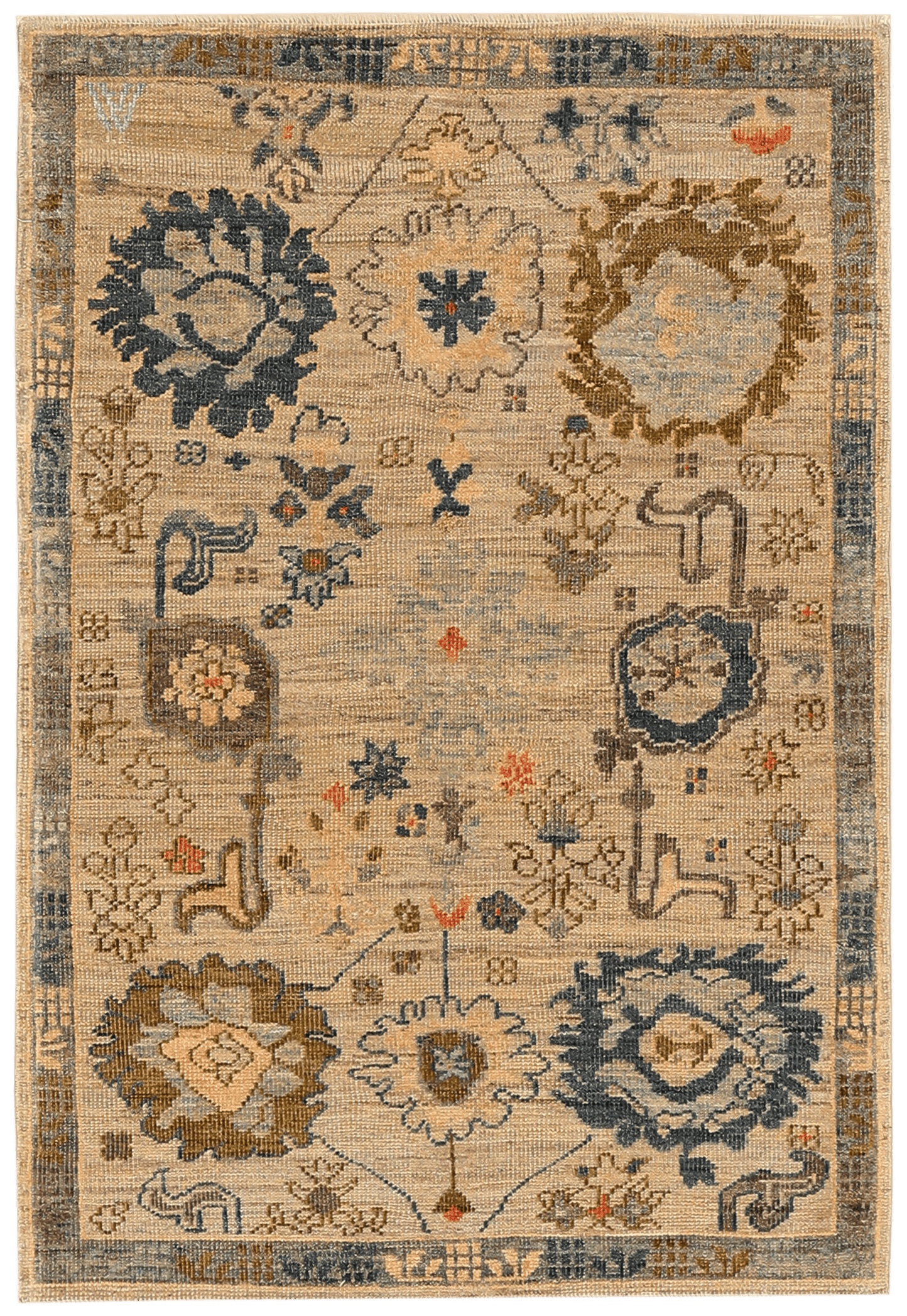 Thumbnail 2 for Turkey Abadeh Tribal Rug 94637