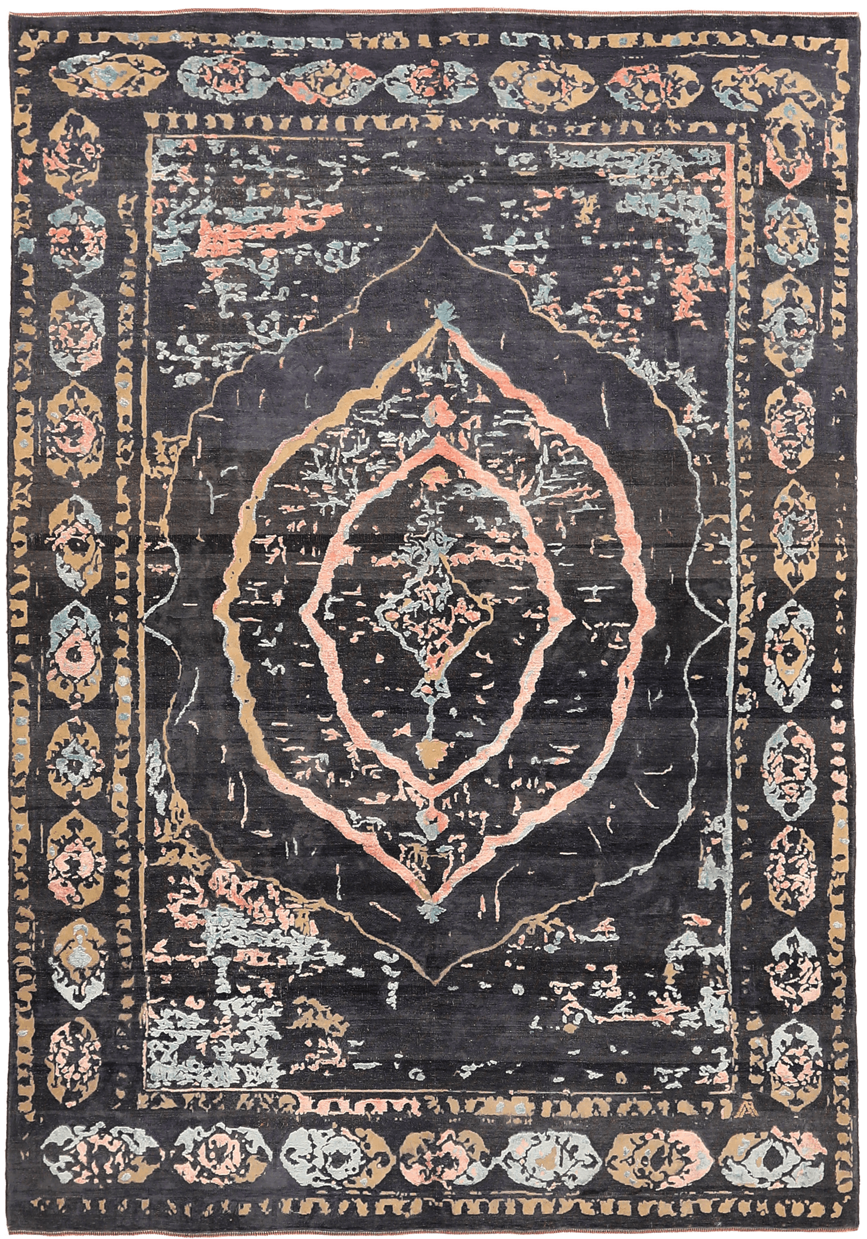 Thumbnail 2 for Turkey Abadeh Tribal Rug 94639