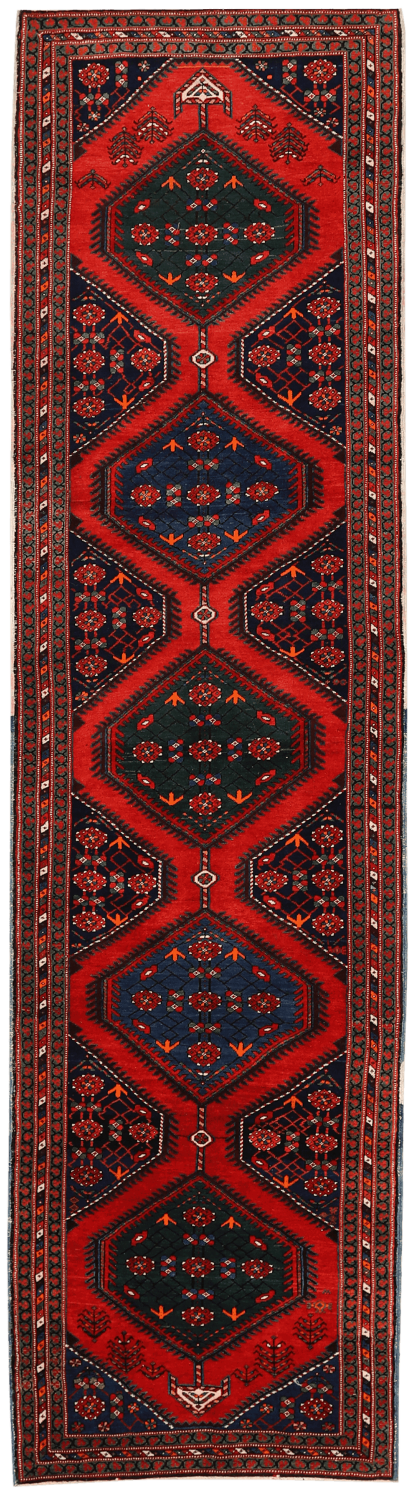 Thumbnail 3 for Antique Persian Heriz Traditional Rug 94652
