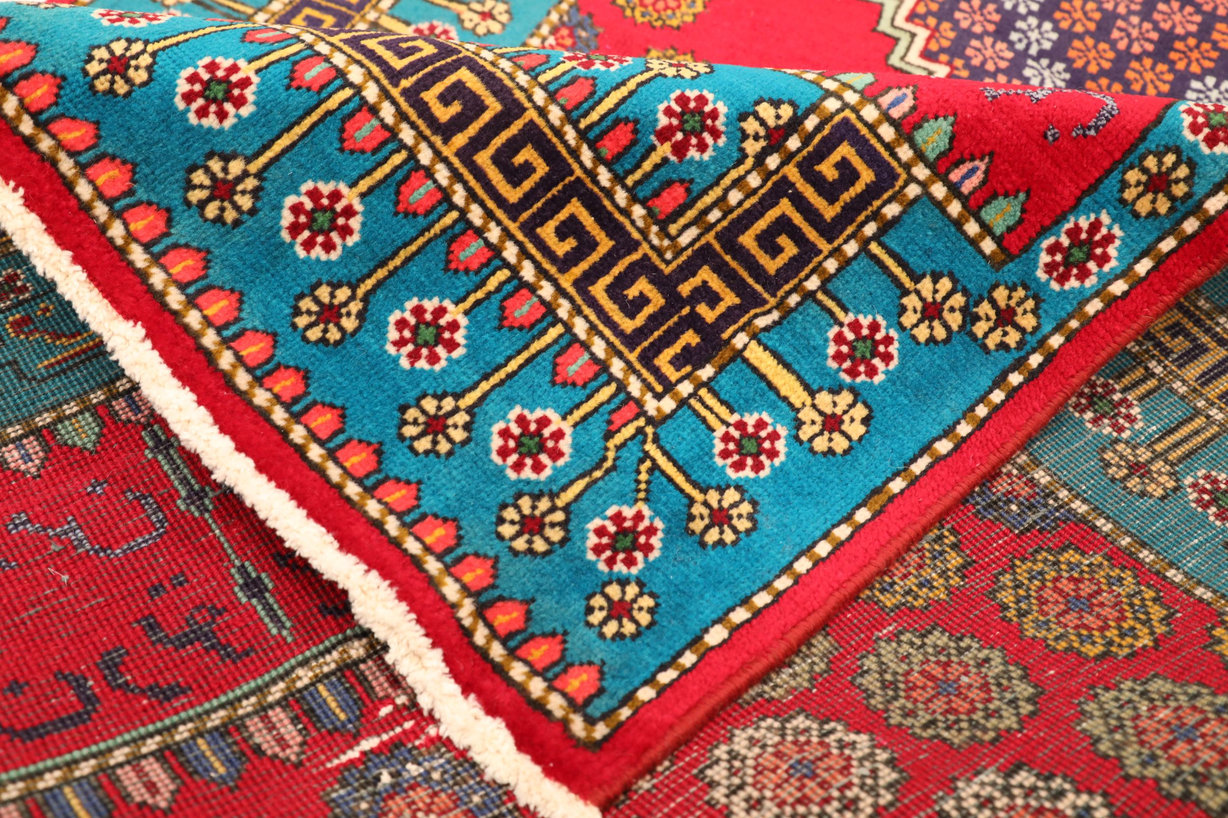 Thumbnail 15 for Antique Persian Tabriz Traditional Rug 94654