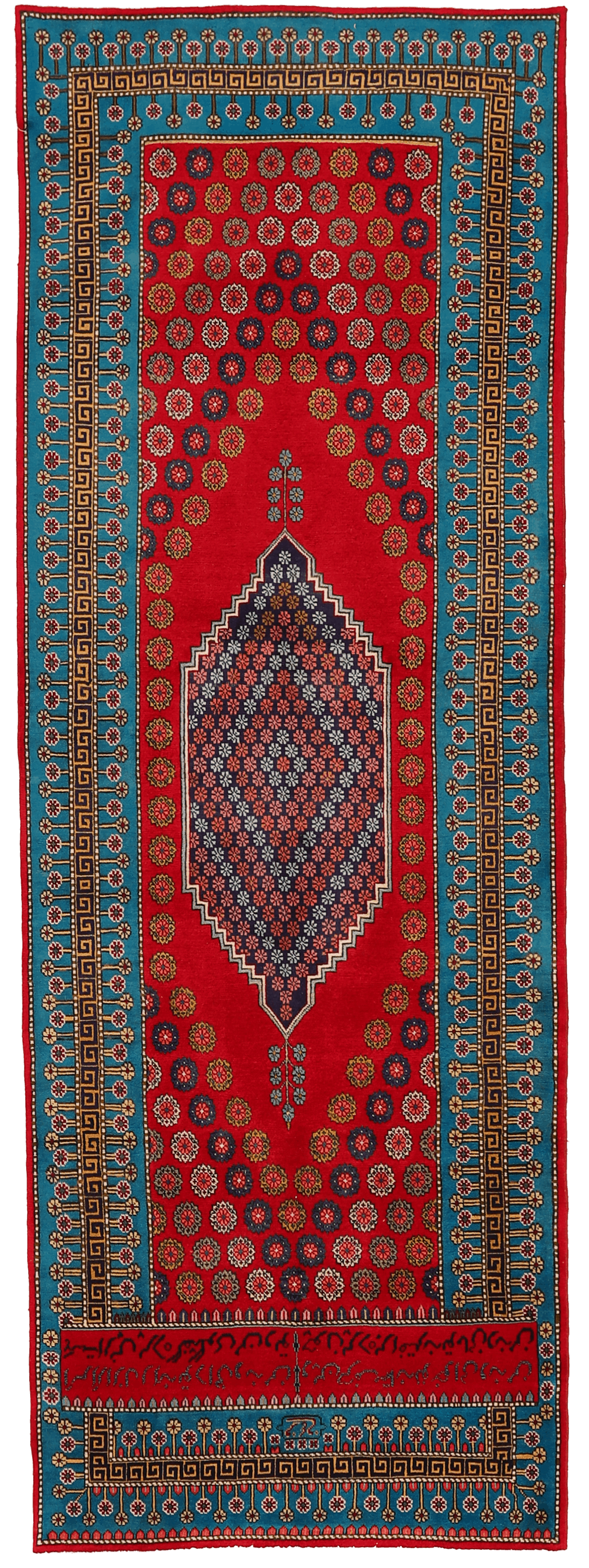 Thumbnail 3 for Antique Persian Tabriz Traditional Rug 94654