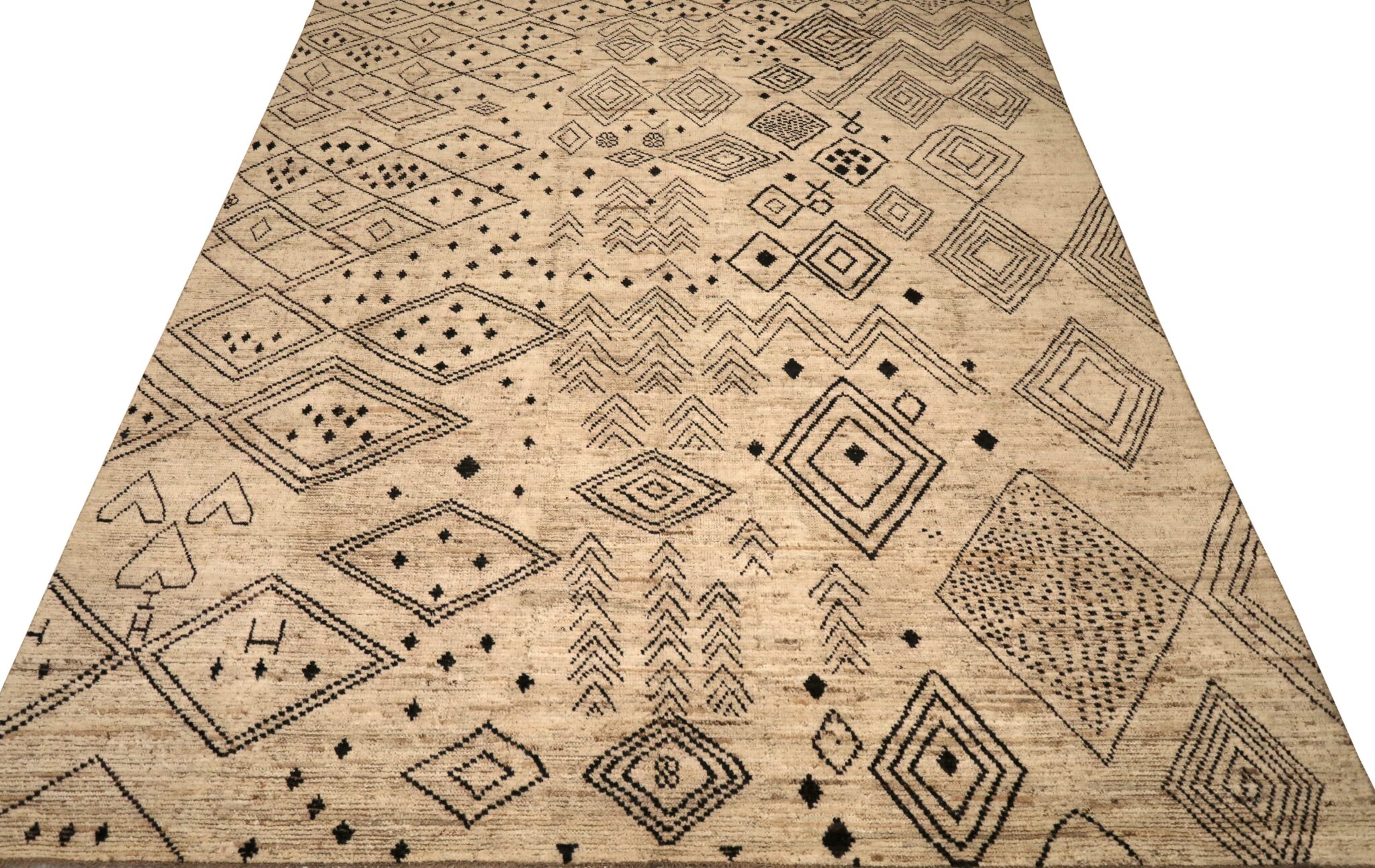 Thumbnail 15 for Afghanistan Moroccan Tribal Rug 96454