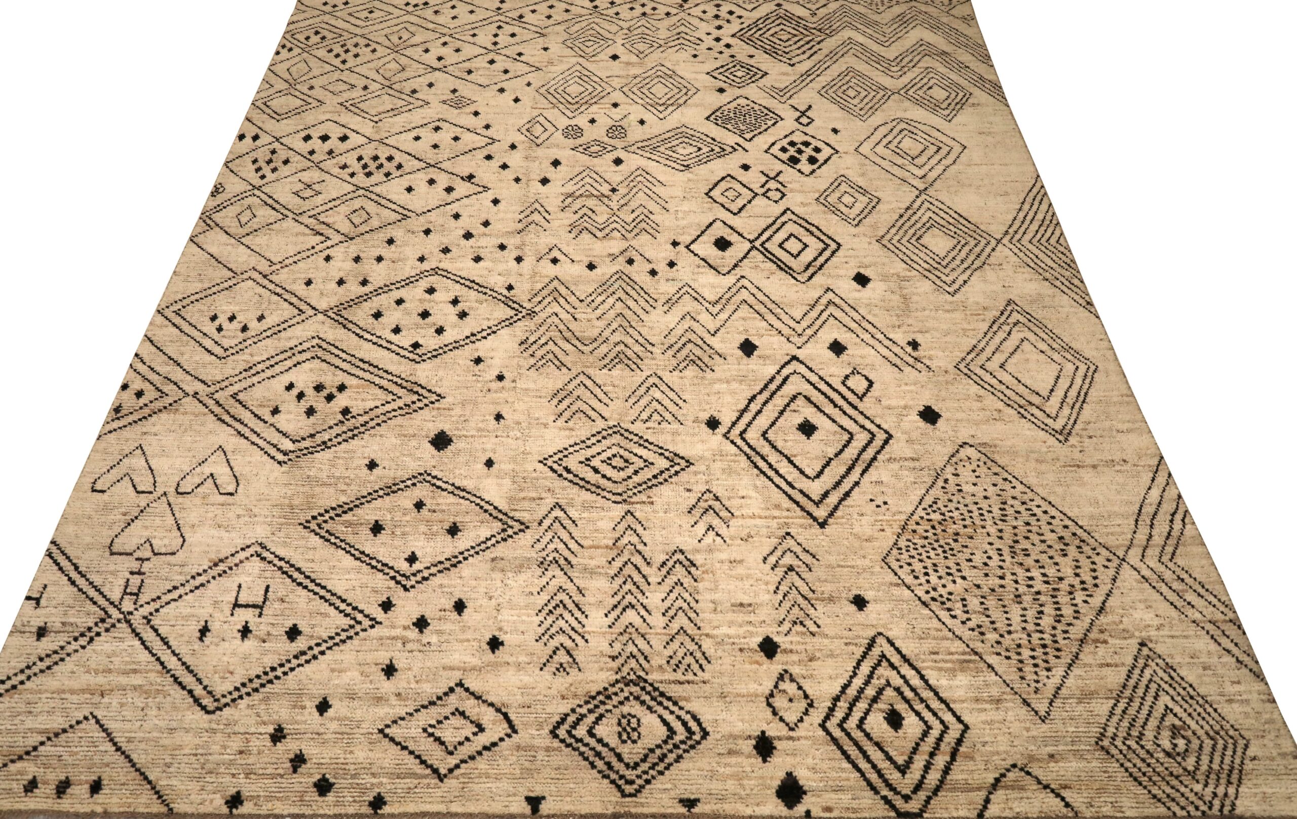 Thumbnail 10 for Afghanistan Moroccan Tribal Rug 96454