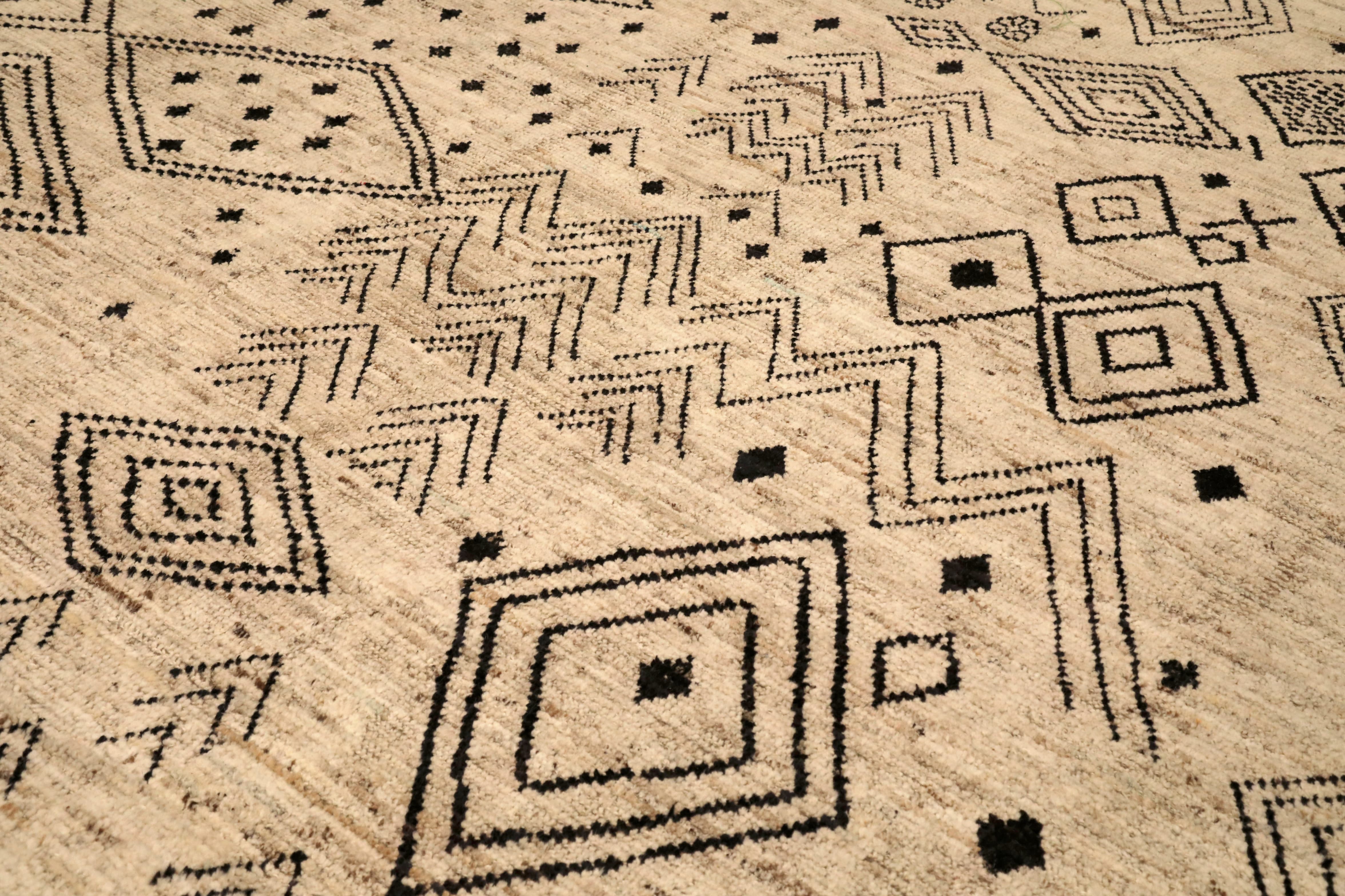 Thumbnail 6 for Afghanistan Moroccan Tribal Rug 96454