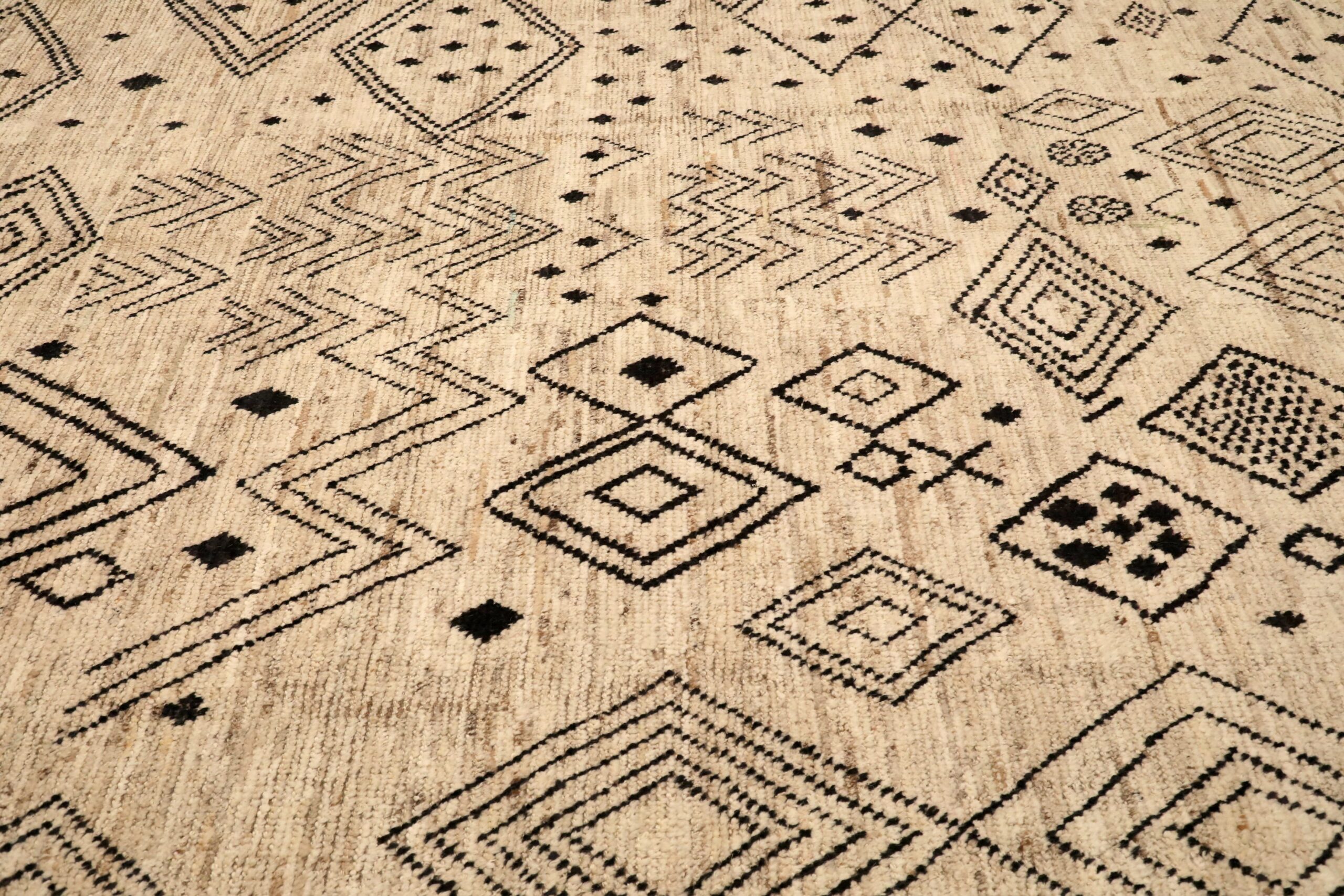 Thumbnail 9 for Afghanistan Moroccan Tribal Rug 96454