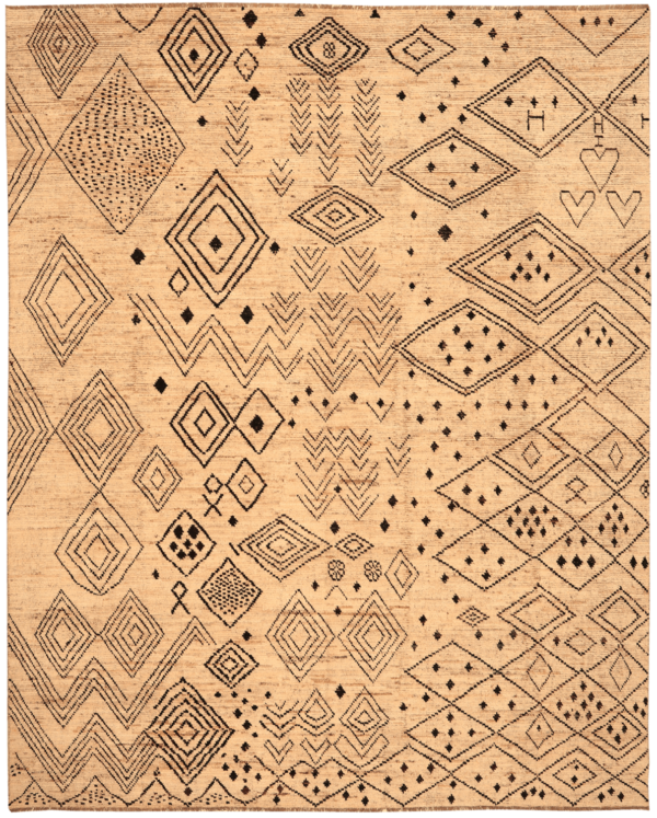Thumbnail 8 for Afghanistan Moroccan Tribal Rug 96454