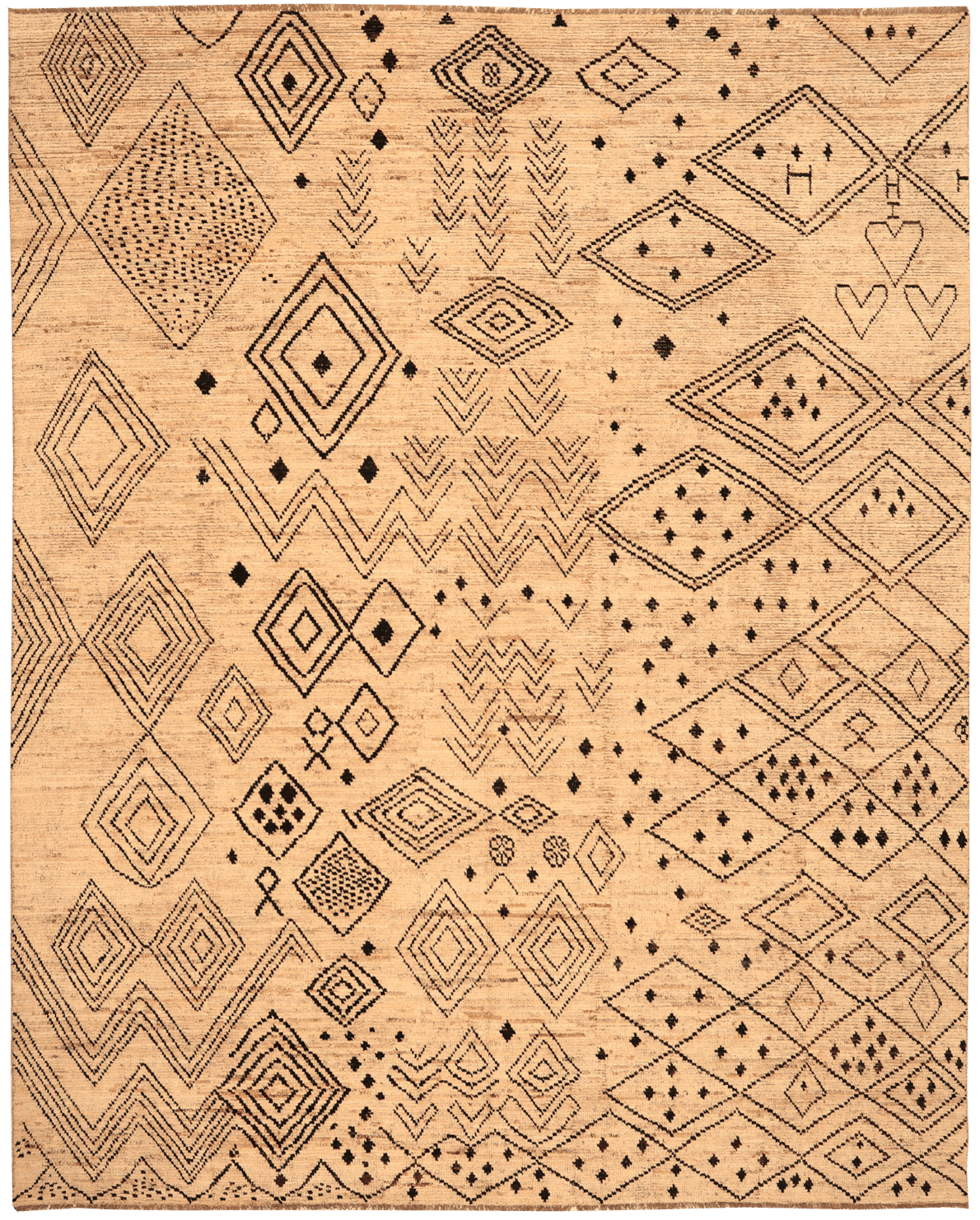 Thumbnail 4 for Afghanistan Moroccan Tribal Rug 96454