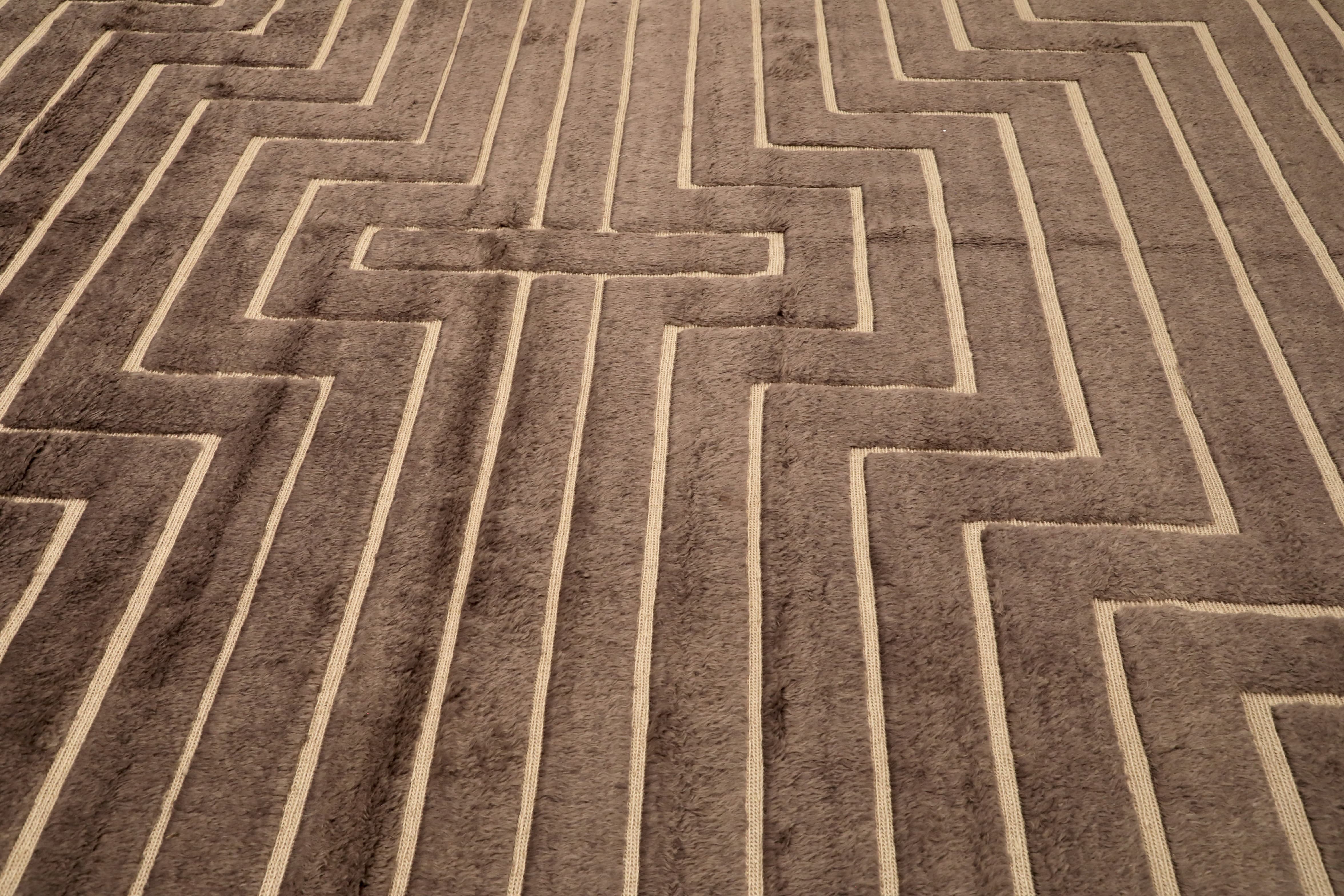 Thumbnail 4 for Afghanistan Moroccan Tribal Rug 96463