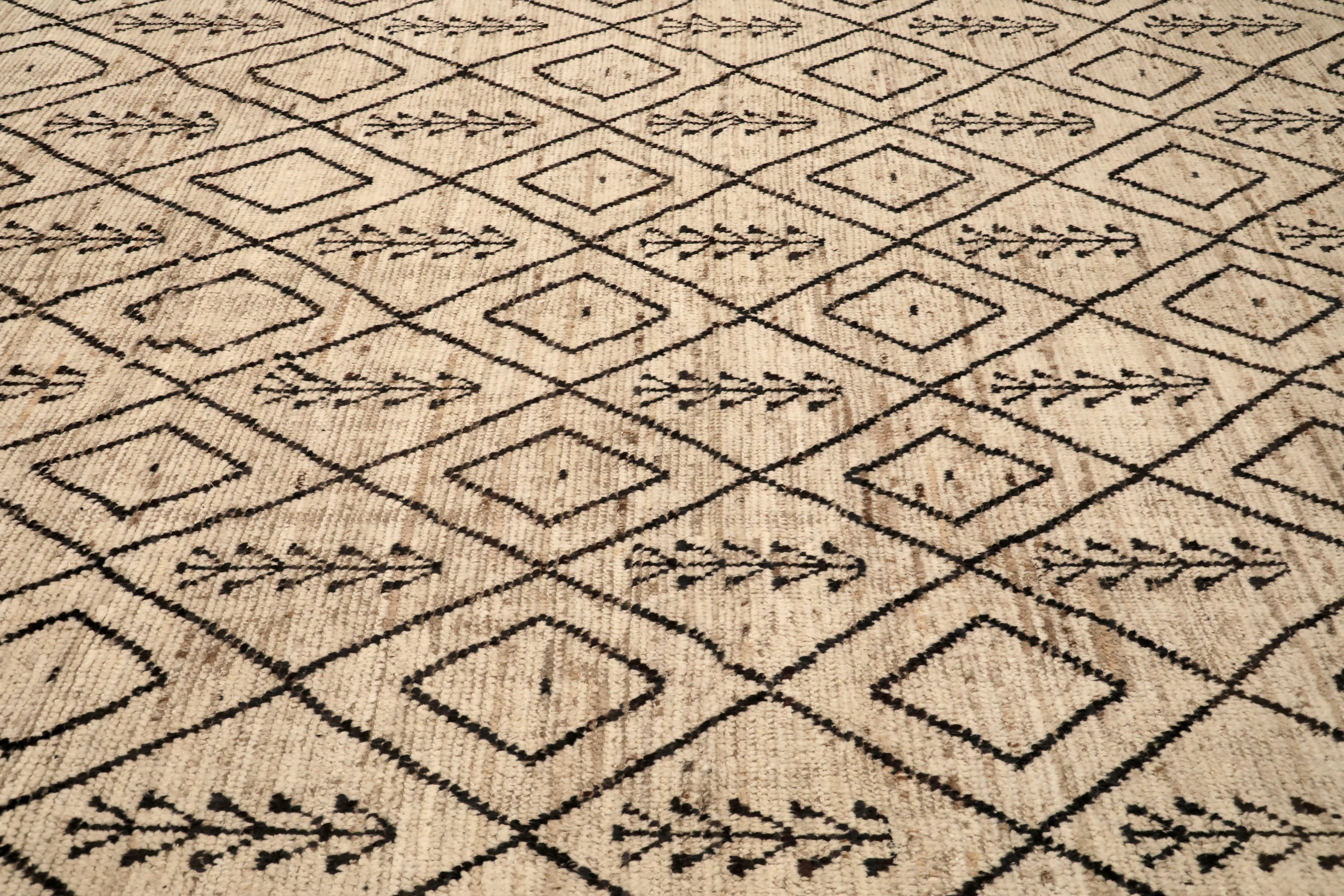 Thumbnail 3 for Afghanistan Moroccan Tribal Rug 96467