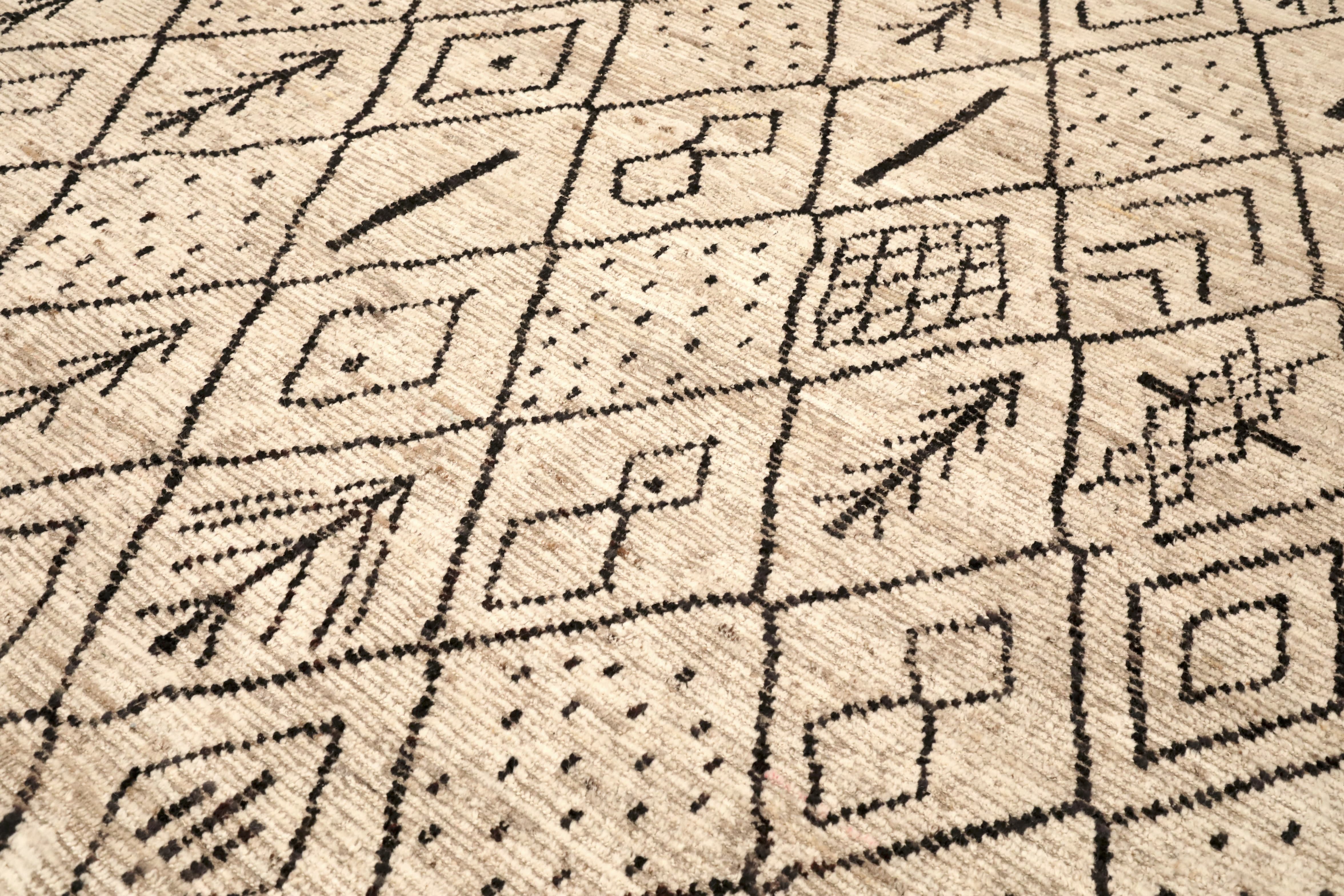 Thumbnail 7 for Afghanistan Moroccan Tribal Rug 96483