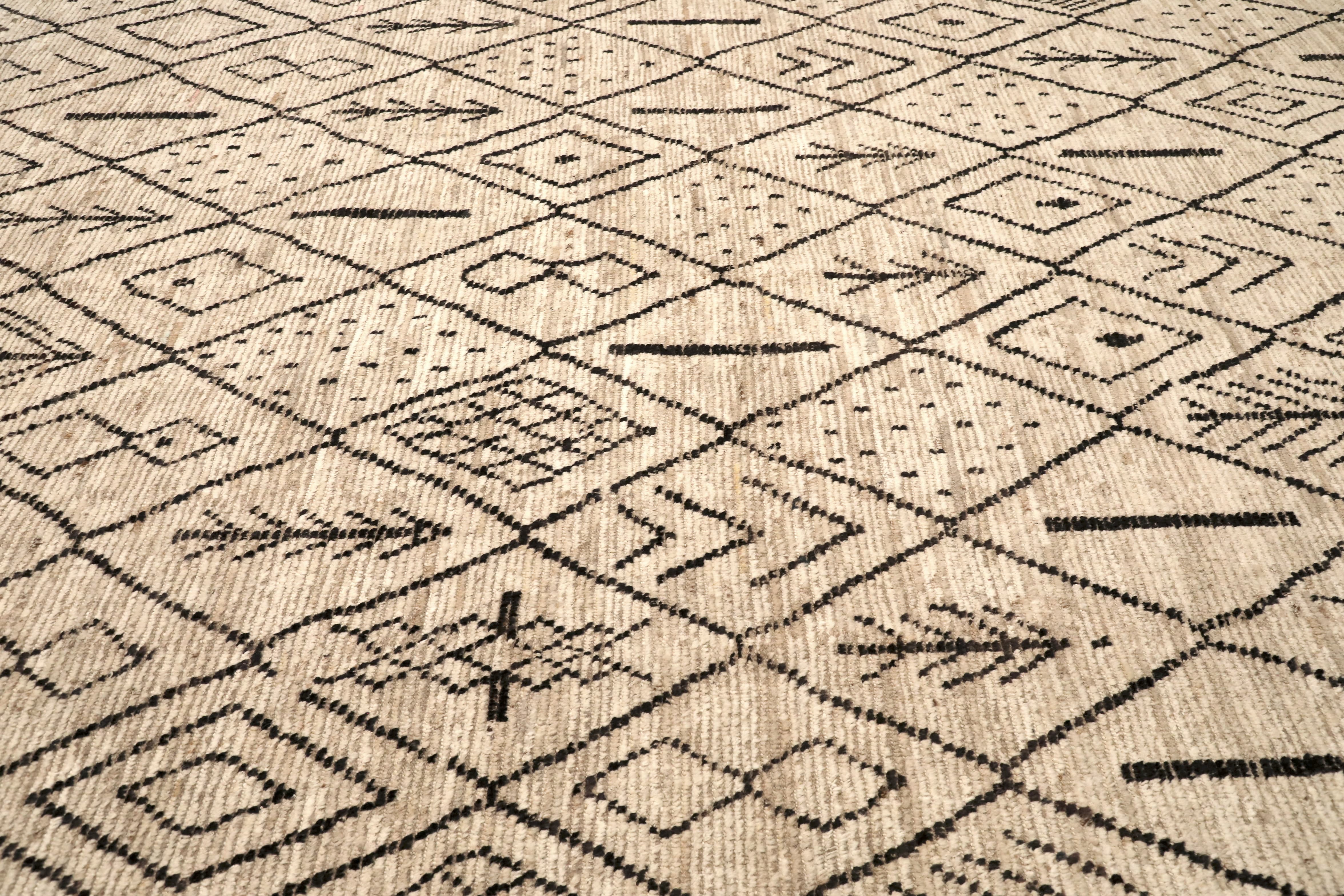 Thumbnail 2 for Afghanistan Moroccan Tribal Rug 96483