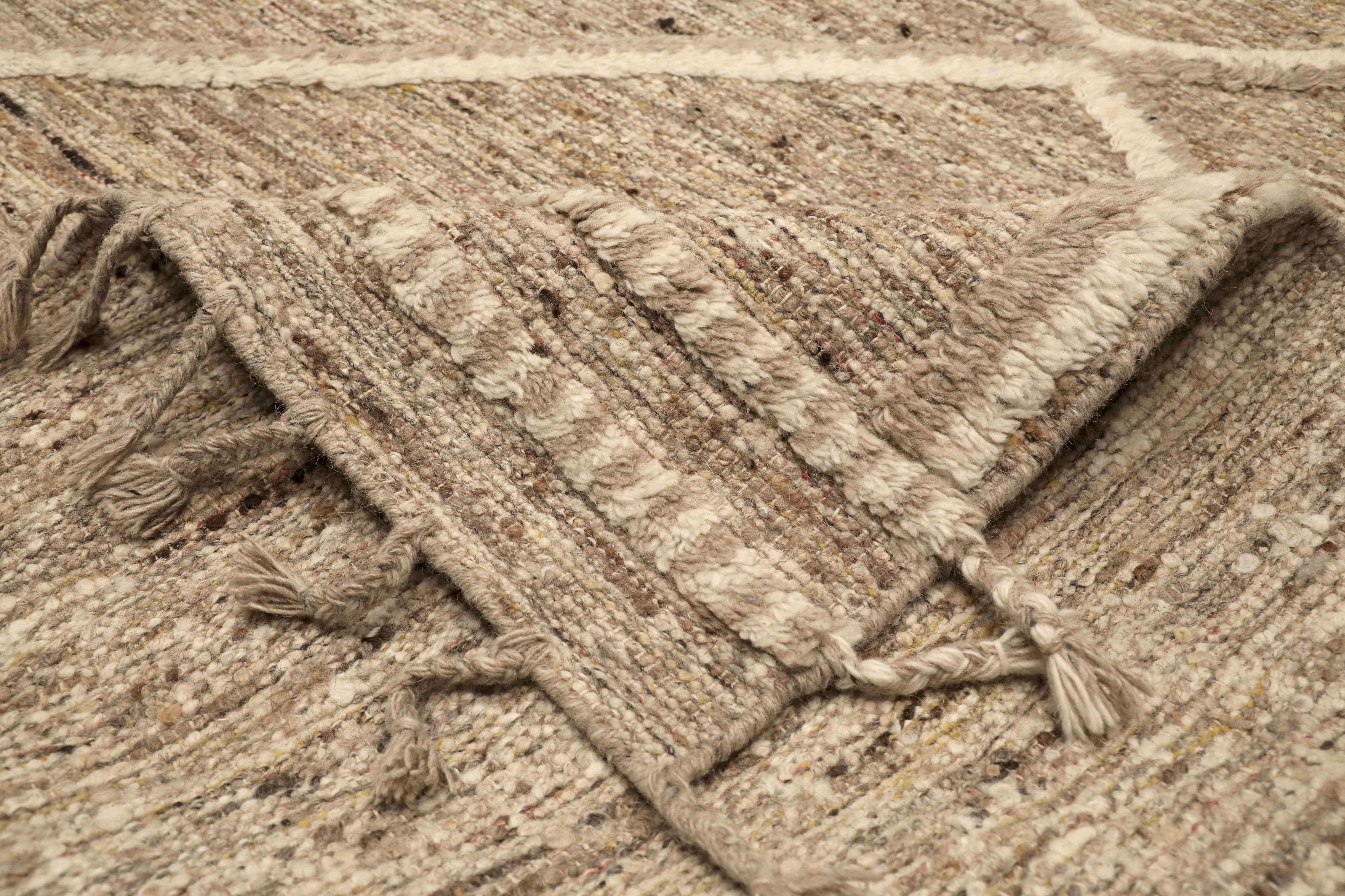 Thumbnail 6 for India Moroccan Modern / Contemporary Rug 96537